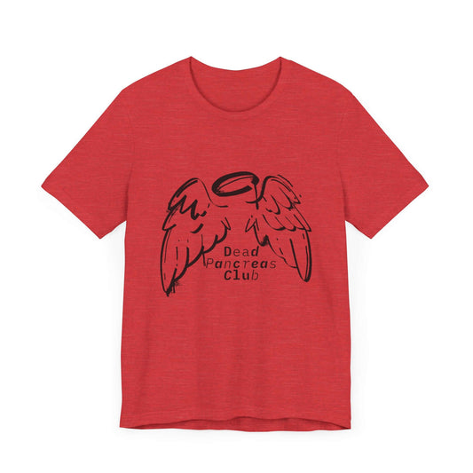 The Diabuddies Store Dead Pancreas Club (Angel Wings) Bundle You are an angel in this fight. Embrace your journey with the "Dead Pancreas Club" T-shirt and Cap bundle, featuring a powerful angel wings design. This isn't just a statement—it's a symbol of s