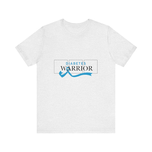 Diabetes Warrior, Blue Ribbon - Unisex Tee The Diabuddies Store T-Shirts $22.50