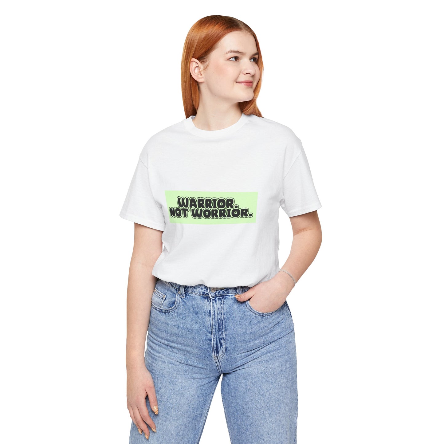 The Diabuddies Store Warrior. Not Worrior. - Unisex Tee Warrior. Not Worrior. - Unisex Tee: For those who face challenges head-on & spell "warrior" right. A clear statement of strength, resilience & sharp detail. T-Shirts $30.27