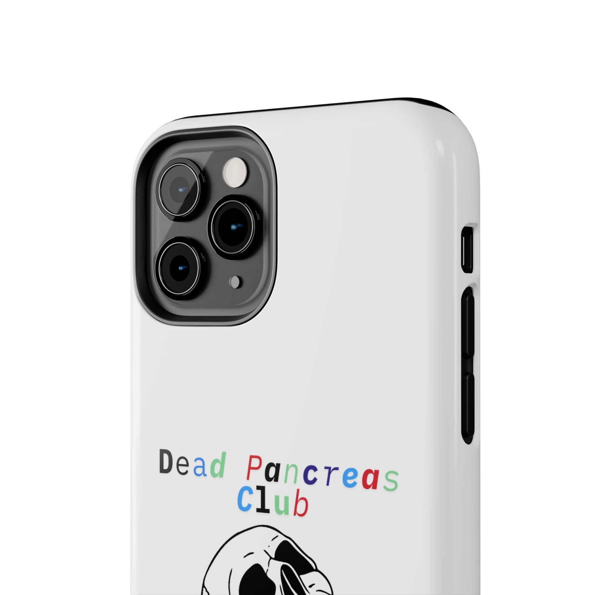 Skull & Flowers Dead Pancreas Club - Phone Case The Diabuddies Store Mobile Phone Cases $18.23