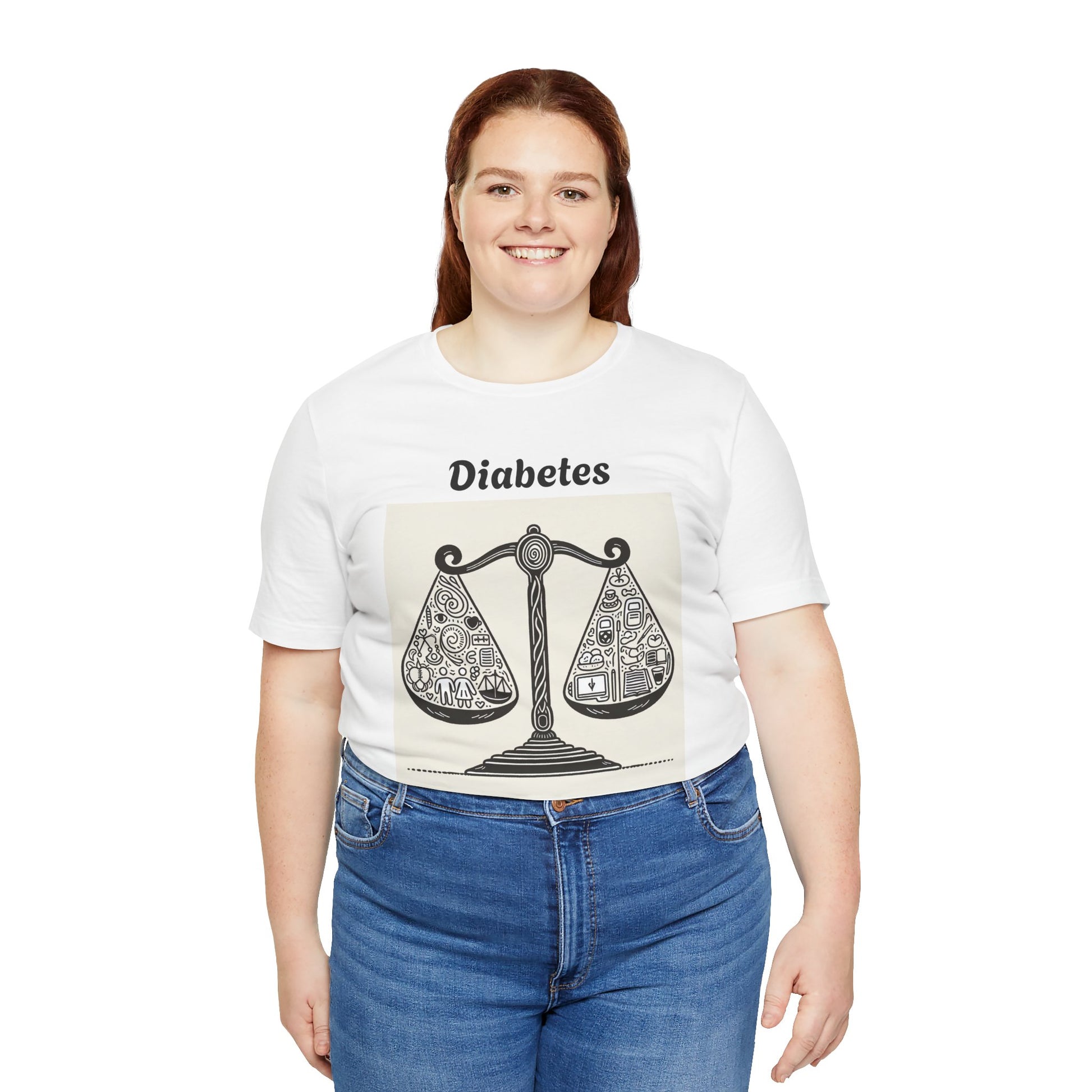 Diabetes Balancing Act - Unisex Tee The Diabuddies Store T-Shirts $24.25