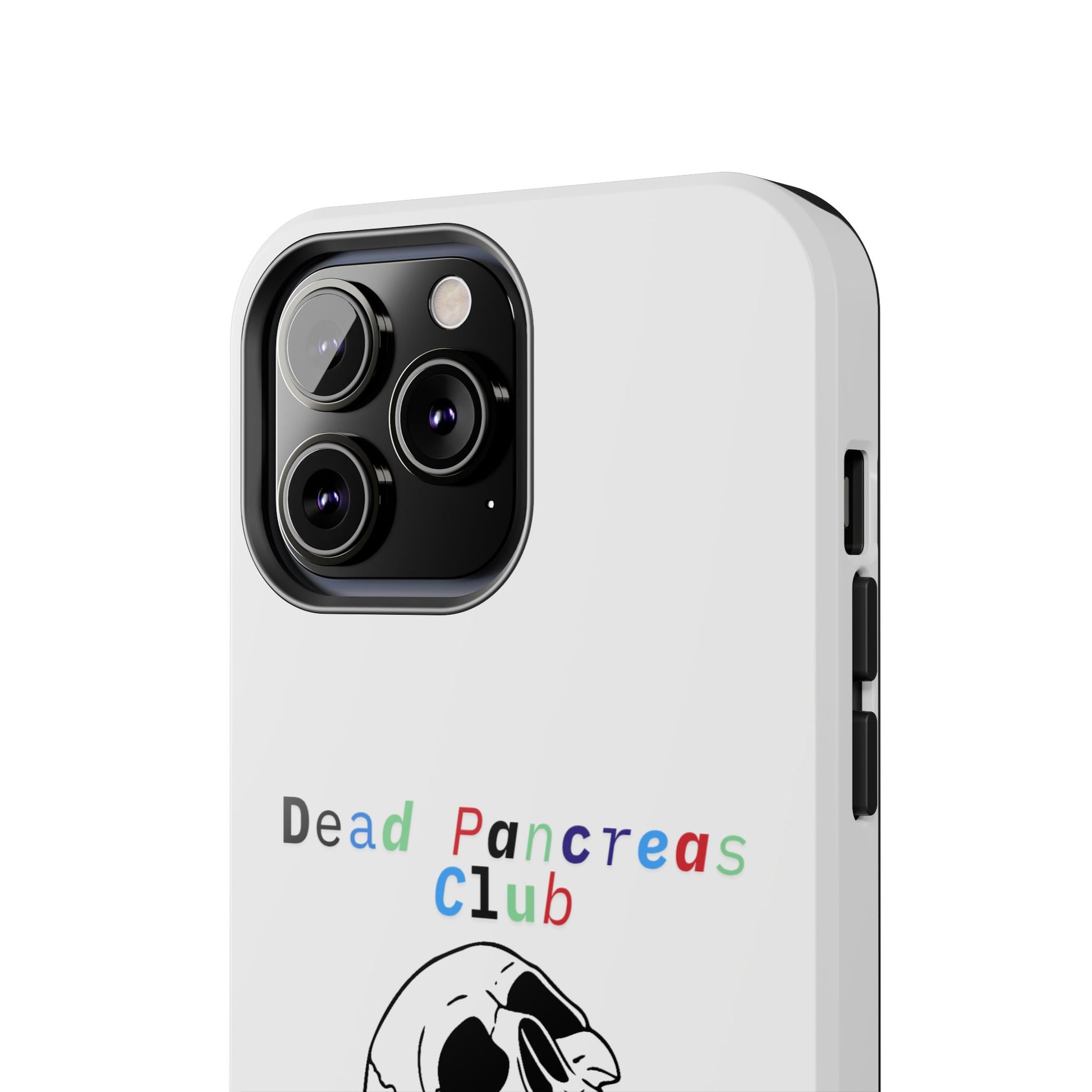 Skull & Flowers Dead Pancreas Club - Phone Case The Diabuddies Store Mobile Phone Cases $18.23