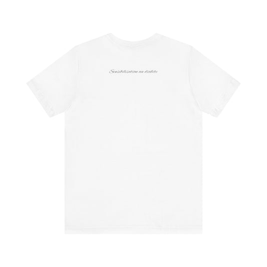 Blossoming with Hope (French) - Unisex Tee The Diabuddies Store T-Shirts $26.38