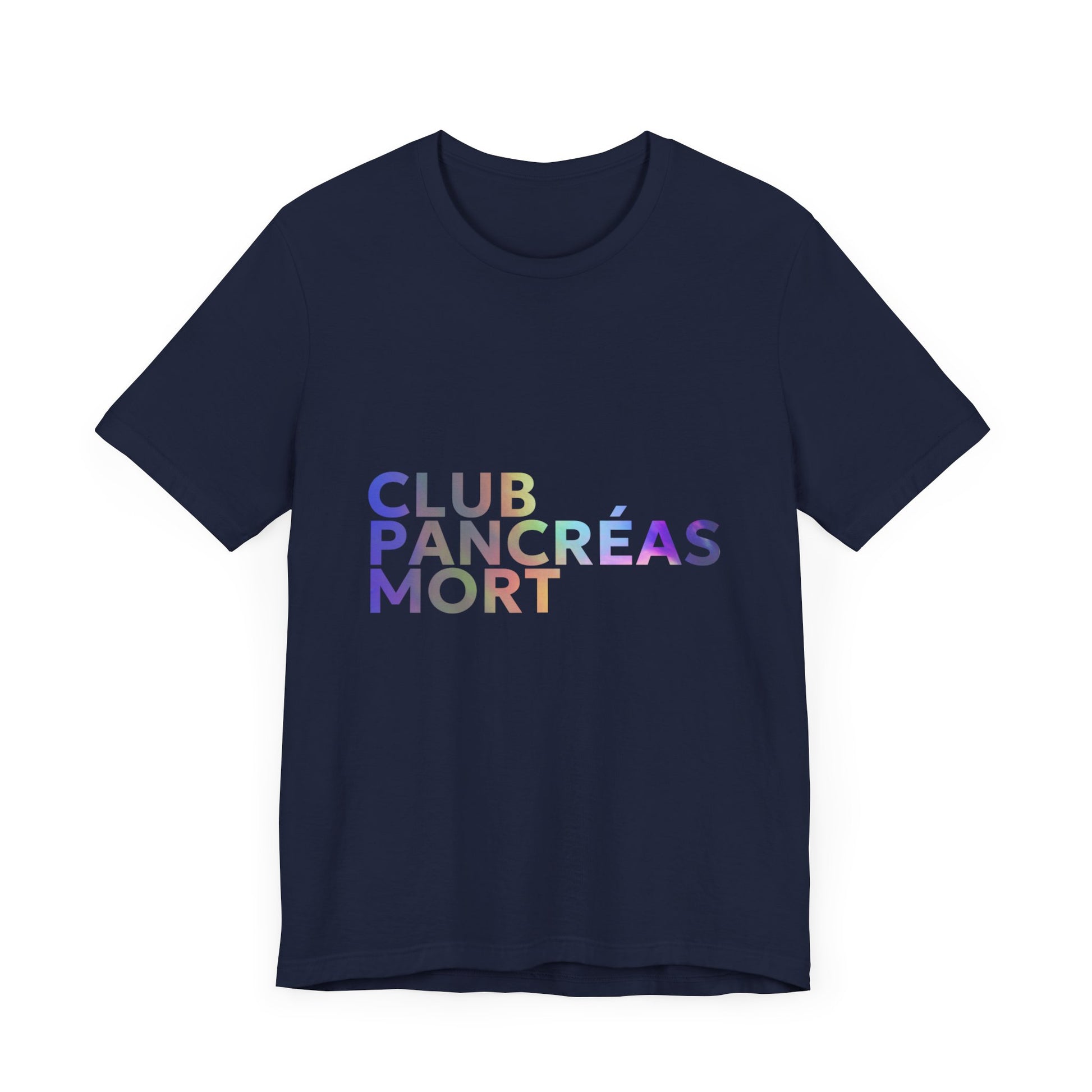Rainbow Dead Pancreas Club (French) Unisex Tee The Diabuddies Store T-Shirts $22.38