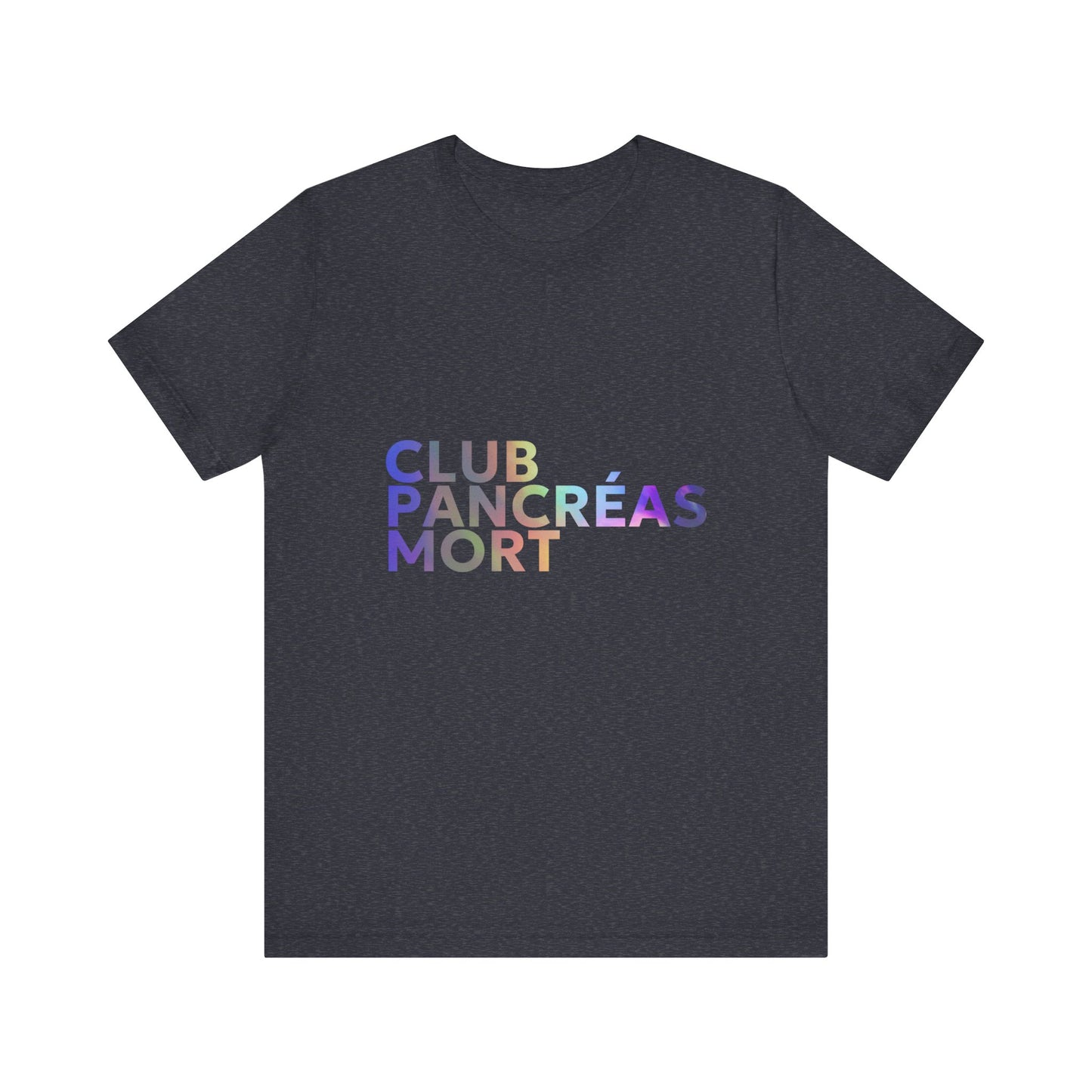 Rainbow Dead Pancreas Club (French) Unisex Tee The Diabuddies Store T-Shirts $22.83