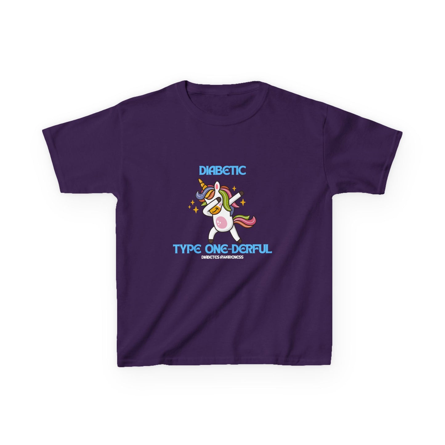 The Diabuddies Store Diabetes Type One-derful - Kids Tee Diabetes Type One-derful - Kids Tee: This Tee is a celebration of strength and uniqueness! Let your child proudly declare their "Type One-derful" spirit with a smile. T-Shirts $19.22