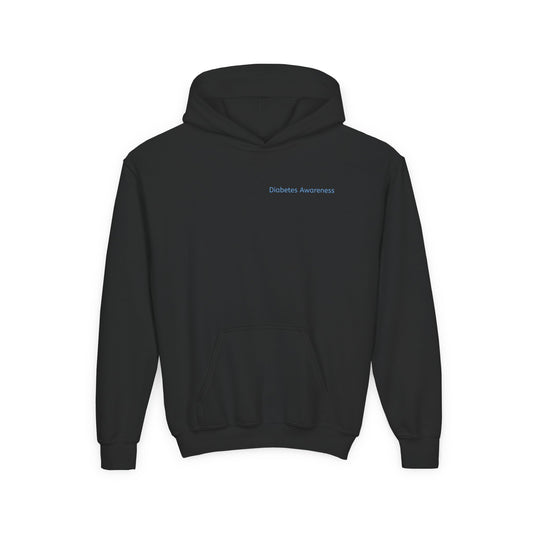 Diabetes Warrior, Retro Look - Youth Hoodie