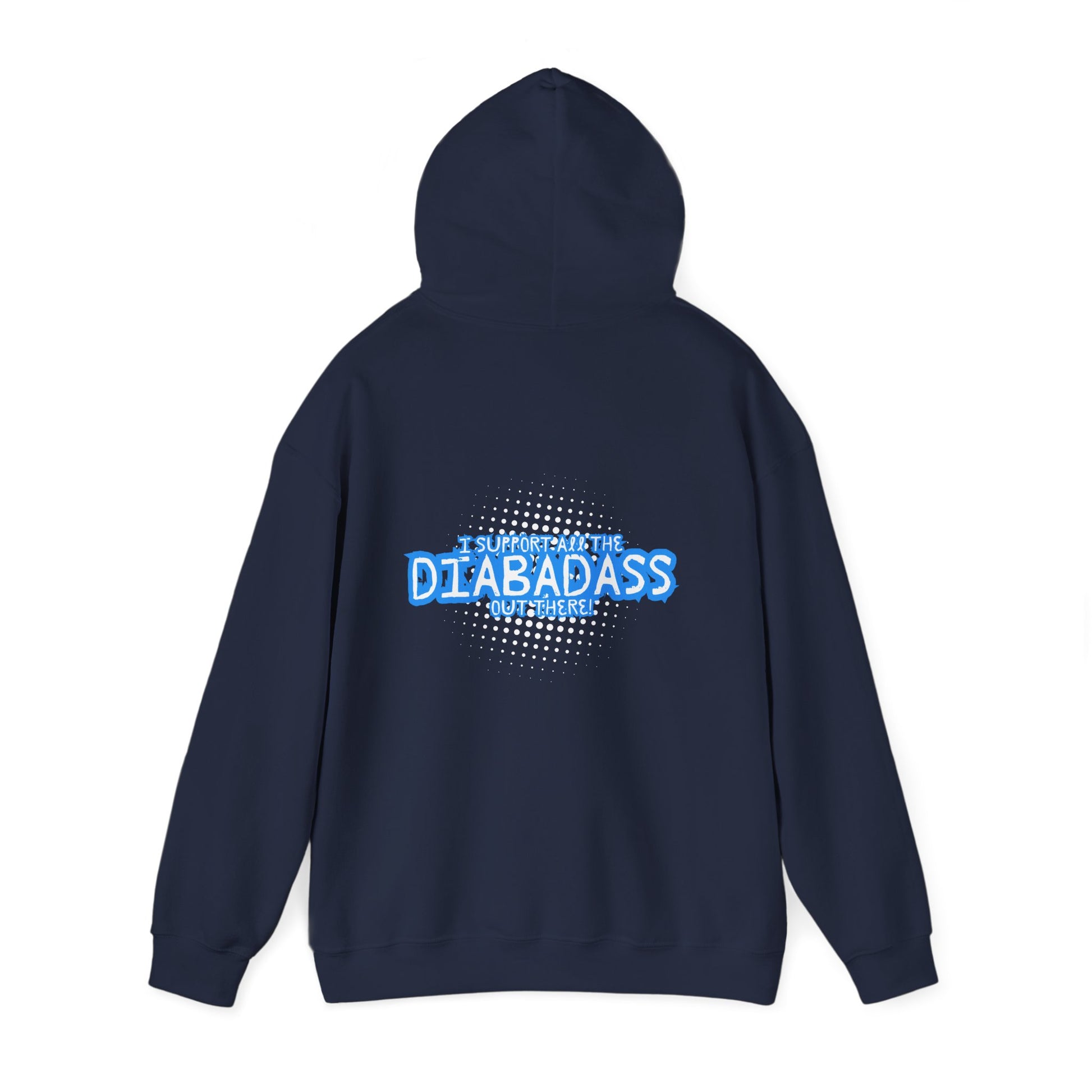 I Support All the Diabadass out there! - Unisex Hoodie The Diabuddies Store Hoodies $32.41