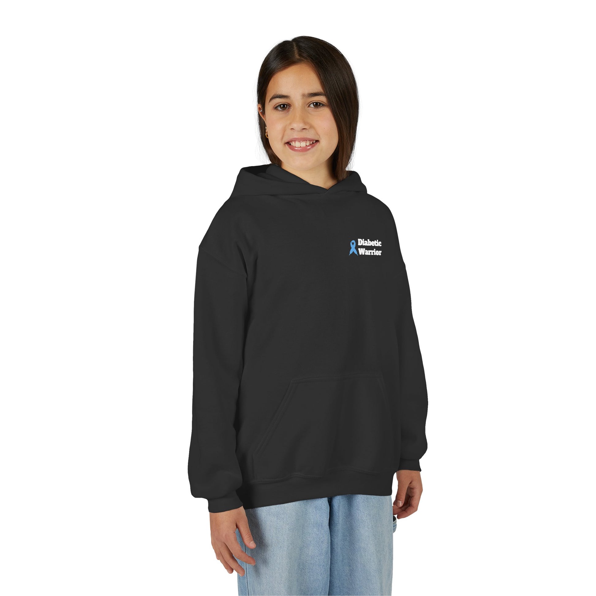 The Diabuddies Store Never Give Up French - Youth Hoodie Never Give Up French - Youth Hoodie: A powerful statement for the young warriors of the diabetes community. This French "Ne jamais lâcher" hoodie is the perfect way to share a message of strength, r