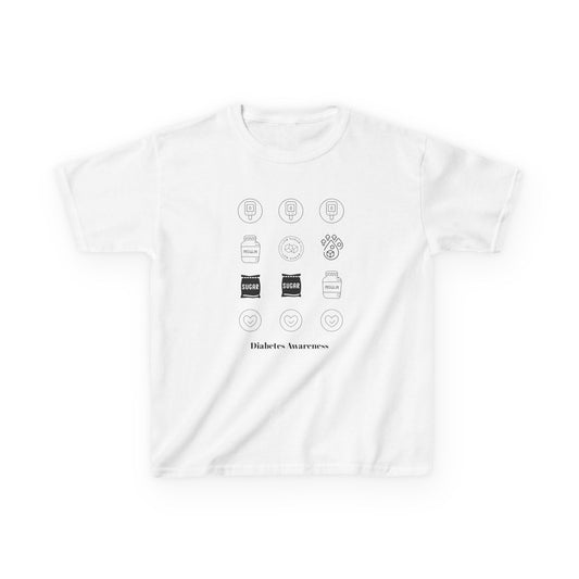 Diabetes Flow Options - Kids Tee The Diabuddies Store T-Shirts $18.48