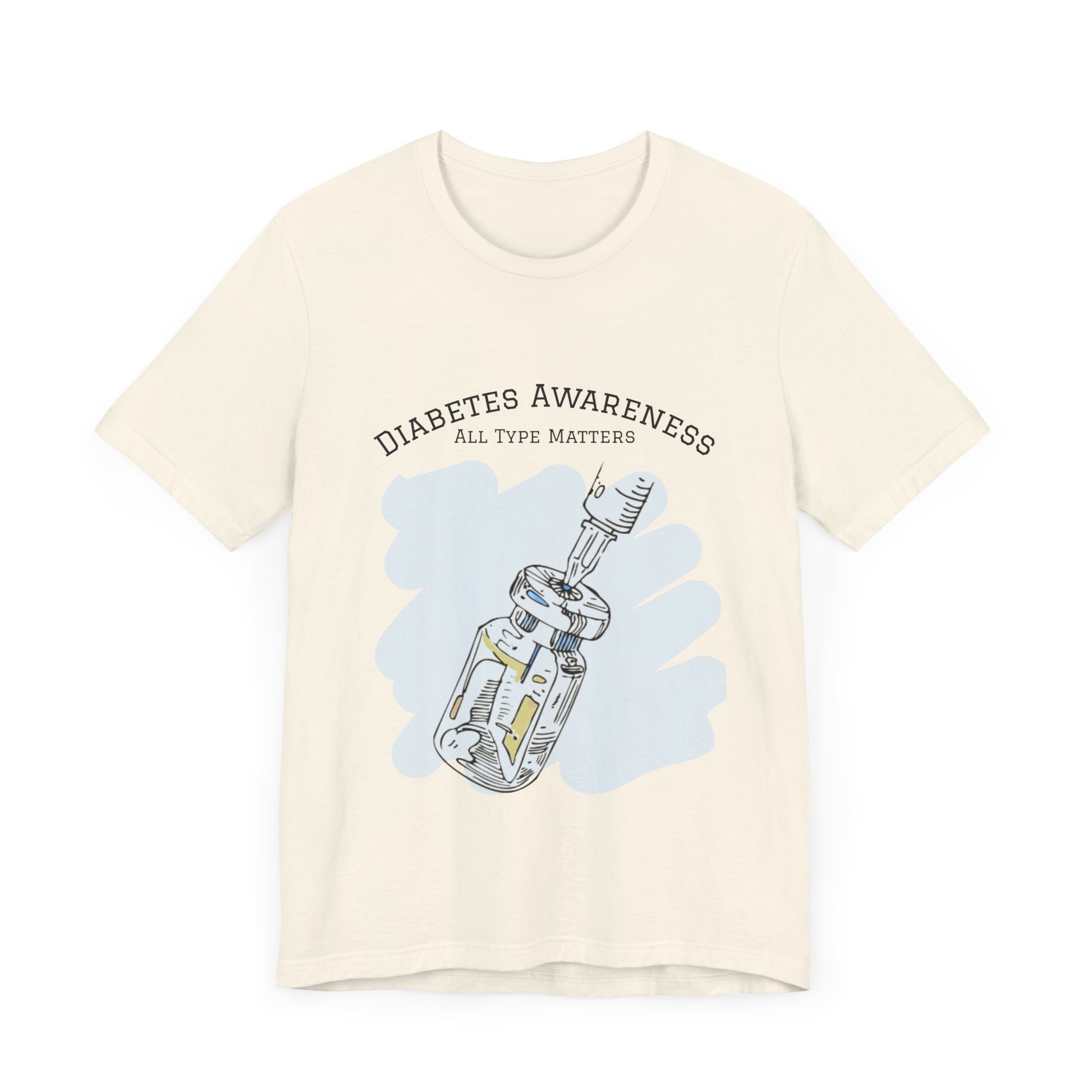 The Diabuddies Store Diabetes: All Type Matters - Unisex Tee Diabetes: All Type Matters - Unisex Tee: A powerful statement! This tee declares "All Type Matters," promoting unity and awareness for every person living with diabetes. T-Shirts $24.73