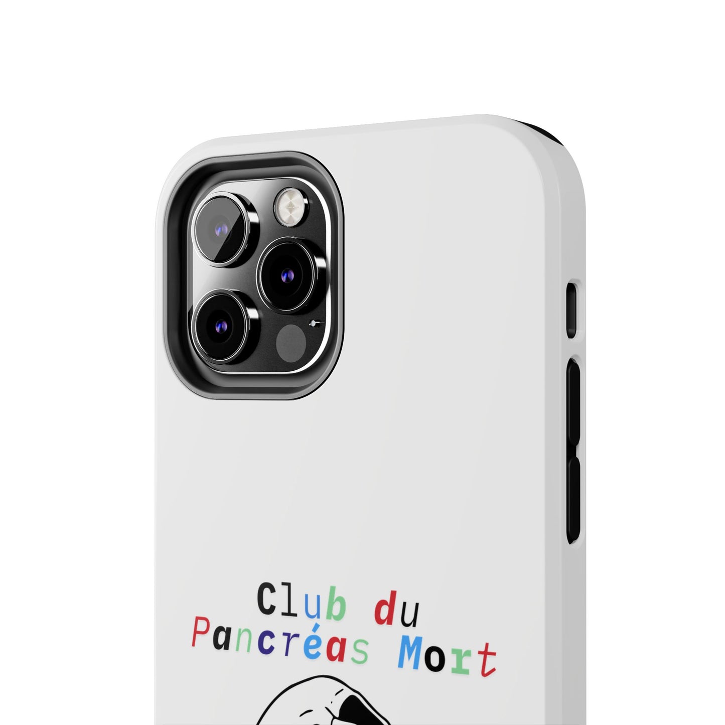 Skull & Flowers, Dead Pancreas Club (French) - Phone Cases The Diabuddies Store Mobile Phone Cases $18.23