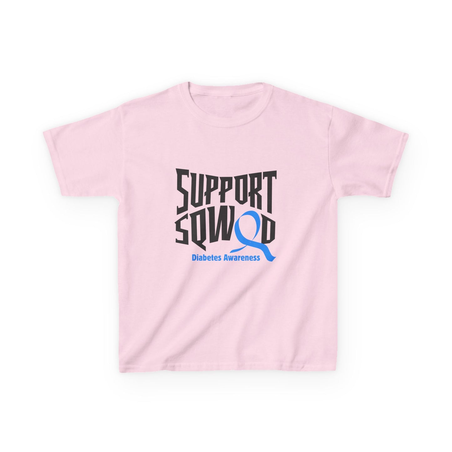 The Diabuddies Store Diabetes Support Squad - Kids Tee Diabetes Support Squad - Kids Tee: Unite against diabetes with the Diabetes Support Squad Kids' Tee! This super-soft t-shirt is perfect for little heroes showing their support for a loved one with typ