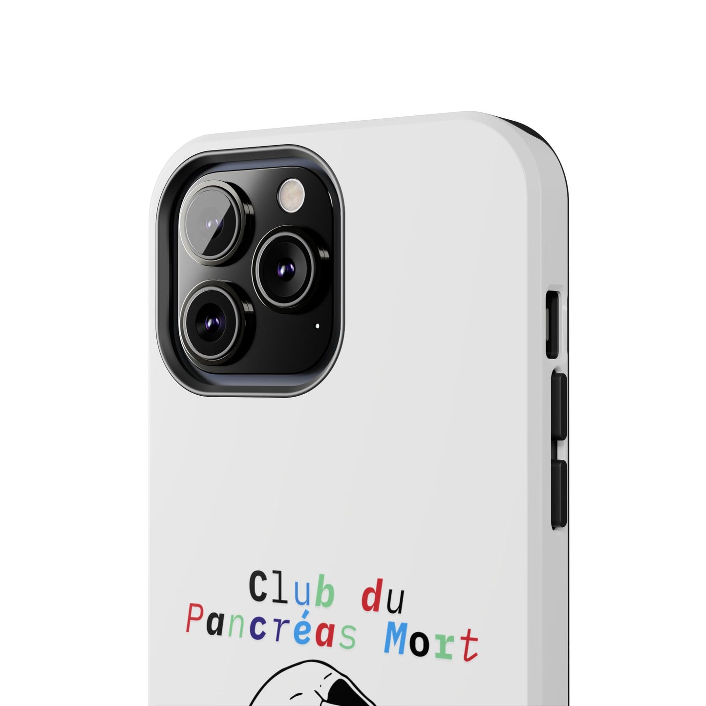 Skull & Flowers, Dead Pancreas Club (French) - Phone Cases The Diabuddies Store Mobile Phone Cases $18.23