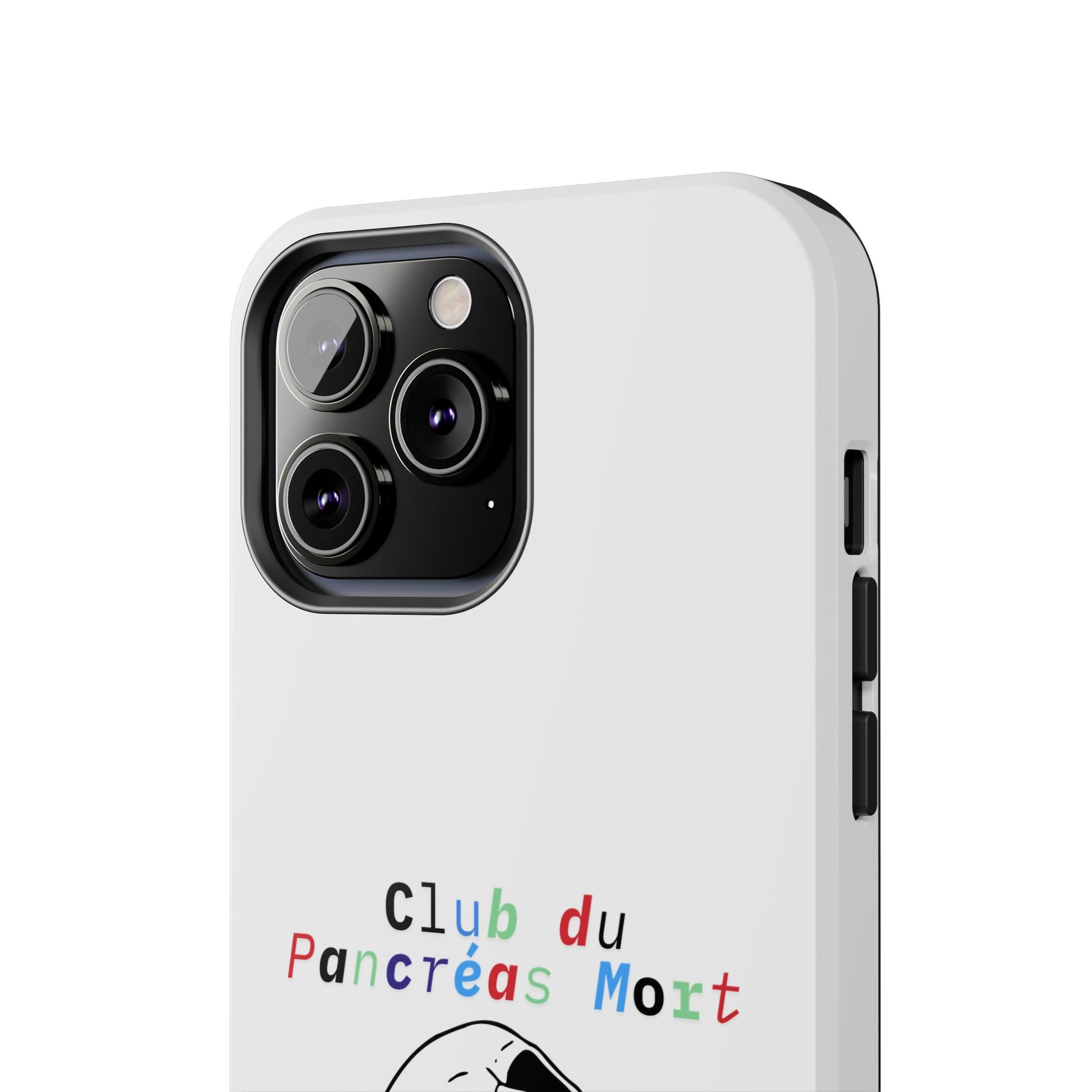 Skull & Flowers, Dead Pancreas Club (French) - Phone Cases The Diabuddies Store Mobile Phone Cases $18.23