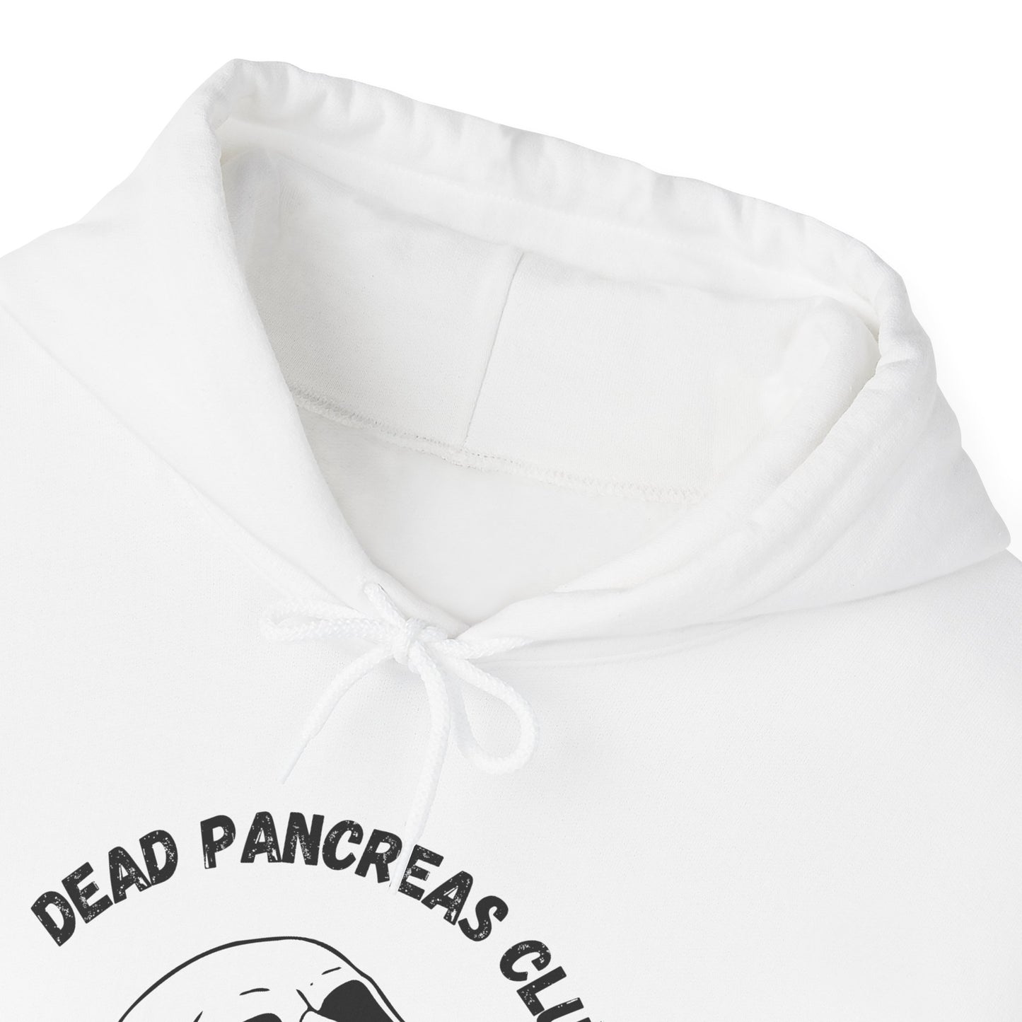 The Diabuddies Store Skull & Blue Ribbon, Dead Pancreas Club - Unisex Hoodie Skull & Blue Ribbon, Dead Pancreas Club - Unisex Hoodie: Show strength & support! Unique design for bold diabetes awareness. Hoodie Hoodies $32.41