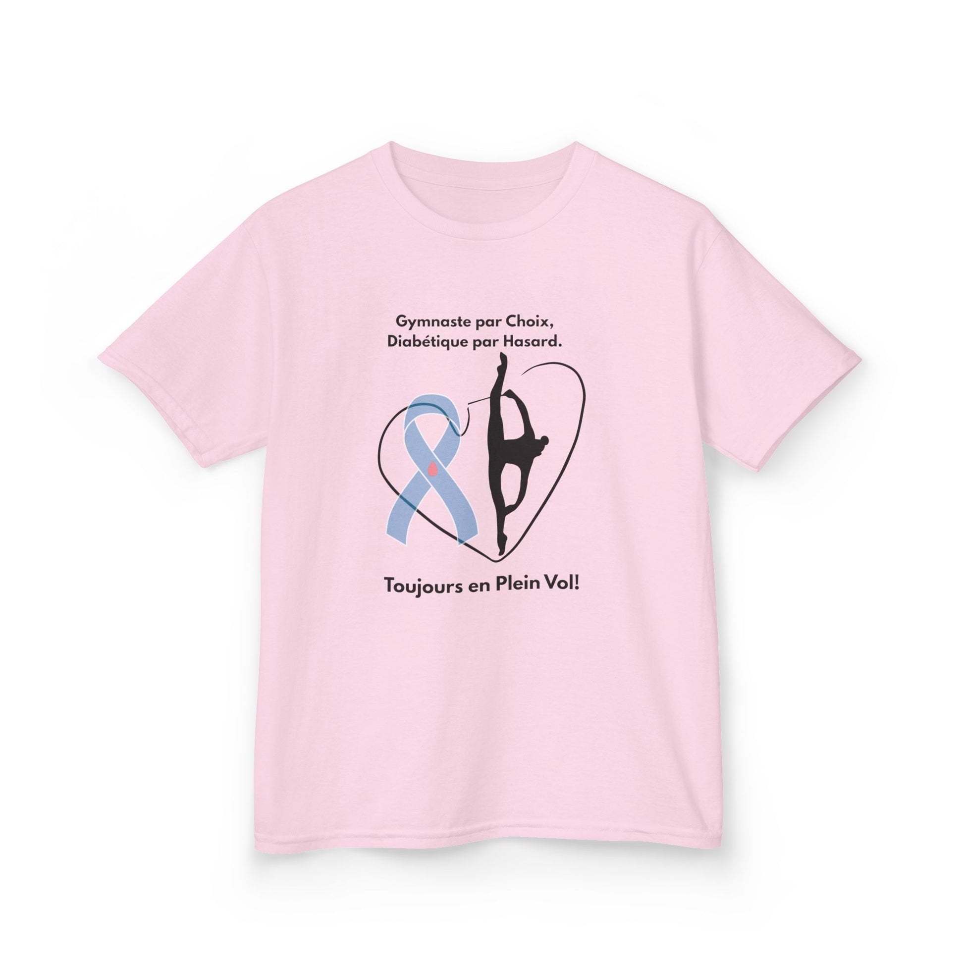 The Diabuddies Store Diabetes and Gymnastics (French) - Kids Tee Show off their passion and strength with the Diabetes and Gymnastics (French) - Kids Tee. This comfortable cotton shirt celebrates the perfect balance of managing diabetes and excelling at g