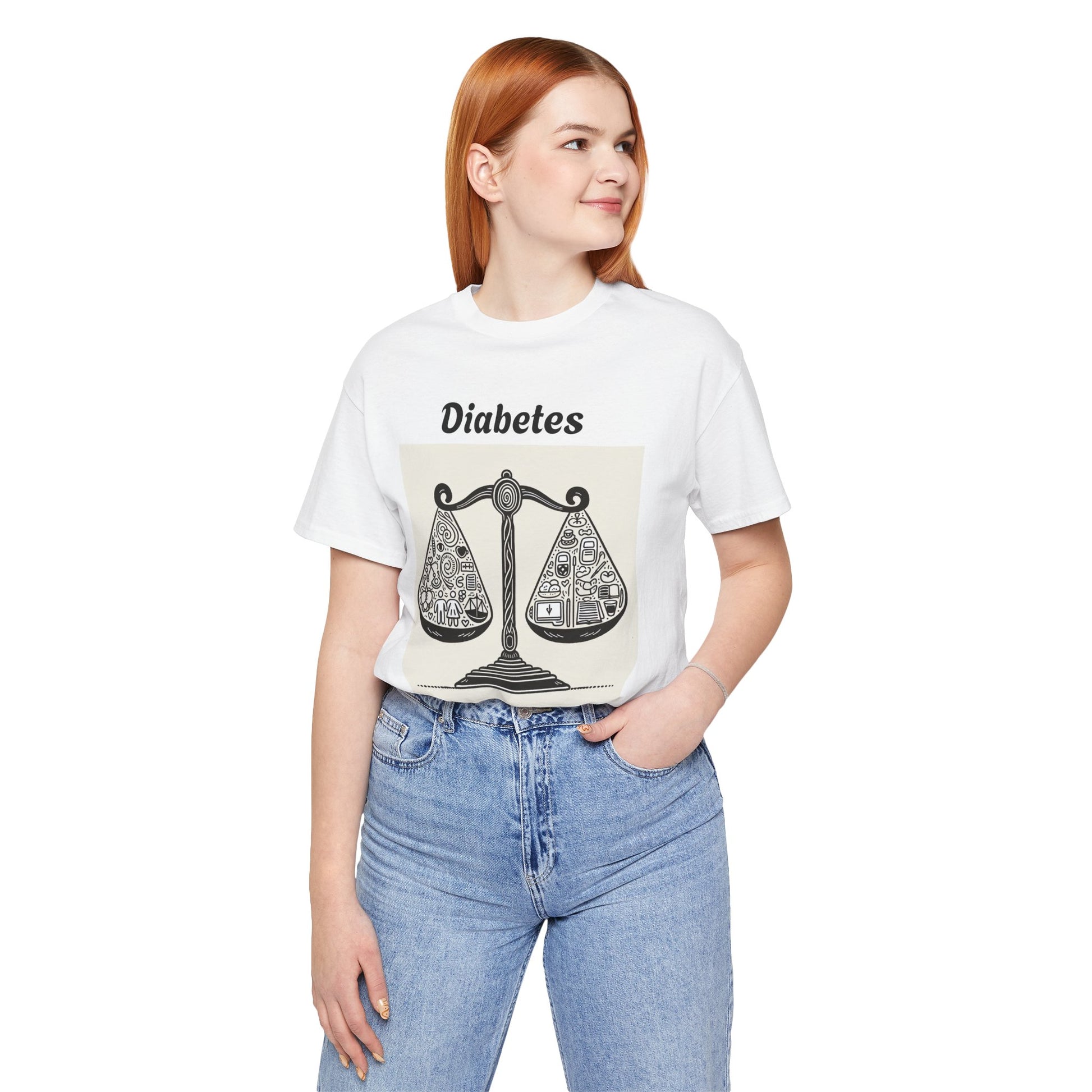 Diabetes Balancing Act - Unisex Tee The Diabuddies Store T-Shirts $24.25