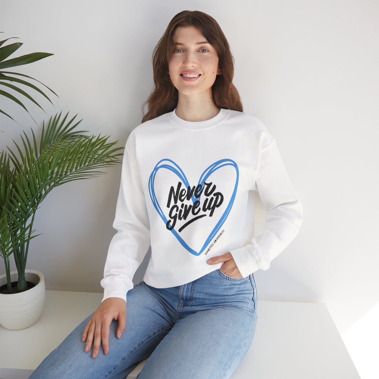 Never Give Up! - Unisex Sweatshirt