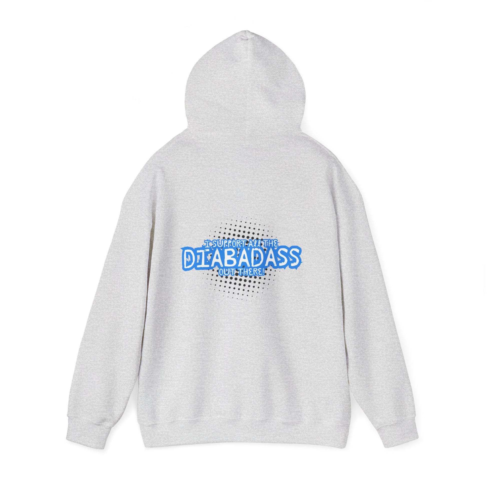 I Support All the Diabadass out there! - Unisex Hoodie The Diabuddies Store Hoodies $32.41