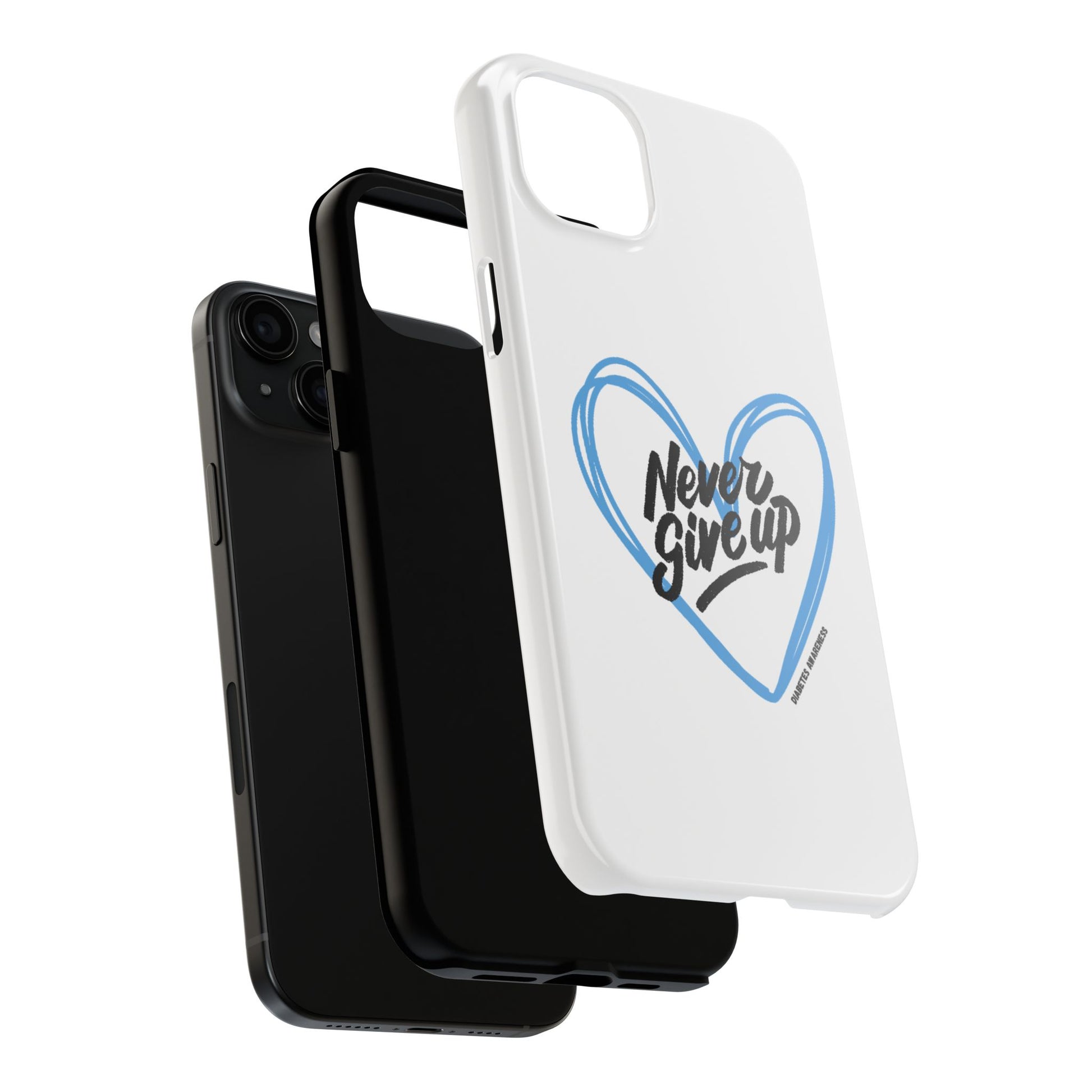Never Give Up! - Tough Phone Case The Diabuddies Store Mobile Phone Cases $18.23