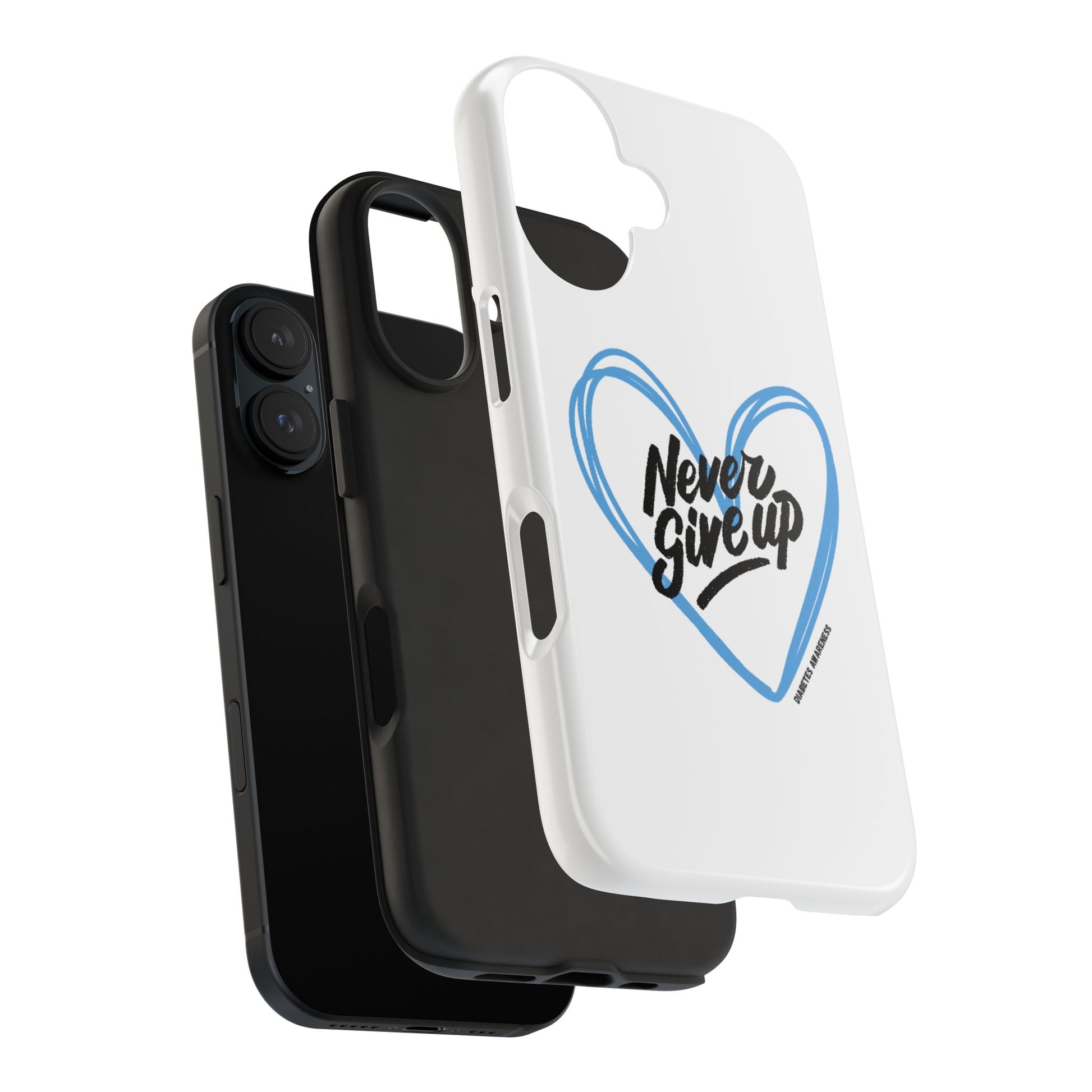 Never Give Up! - Tough Phone Case The Diabuddies Store Mobile Phone Cases $18.23