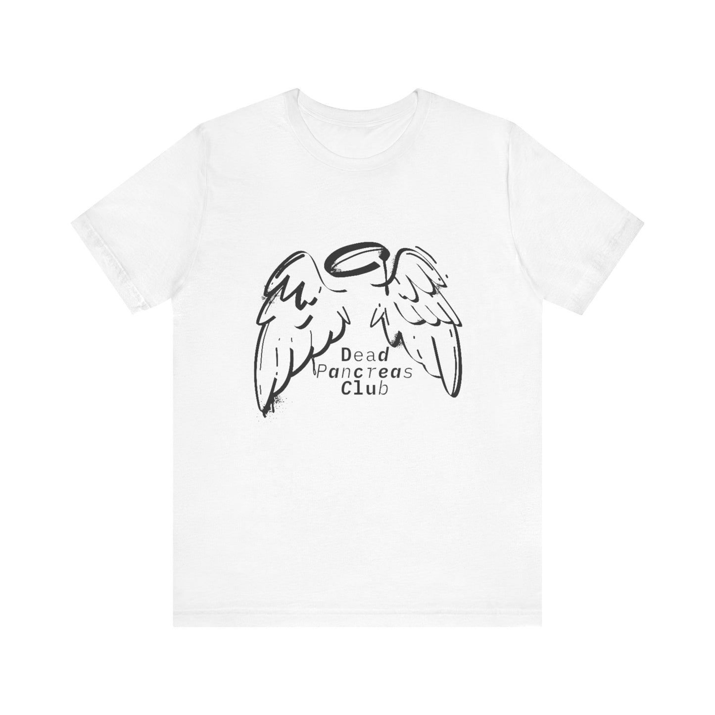 Dead Pancreas Club (Angel wings) - Unisex Tee The Diabuddies Store T-Shirts $24.25