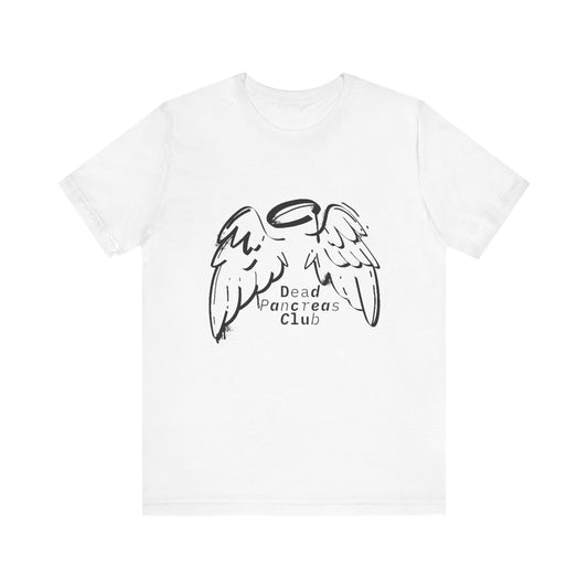 Dead Pancreas Club (Angel wings) - Unisex Tee The Diabuddies Store T-Shirts $24.25