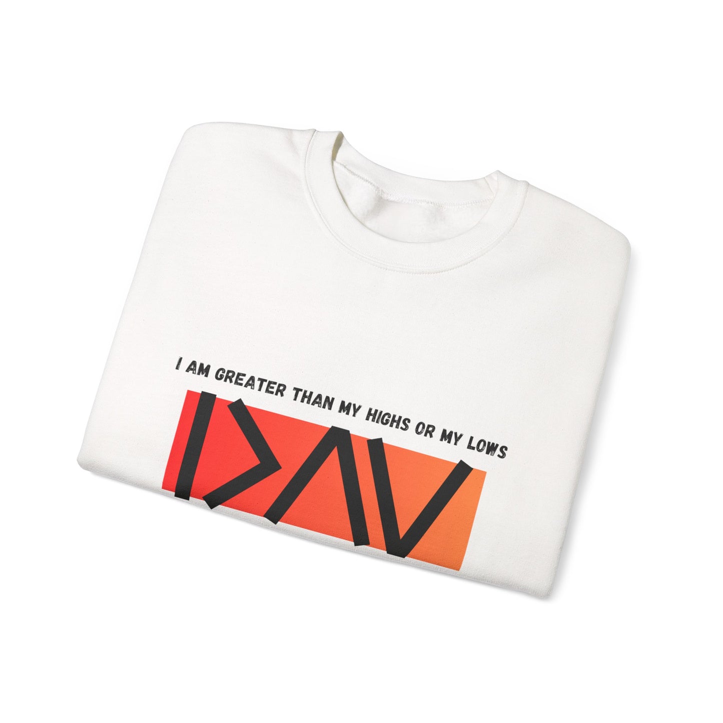 Greater than (Orange) - Unisex Sweatshirt