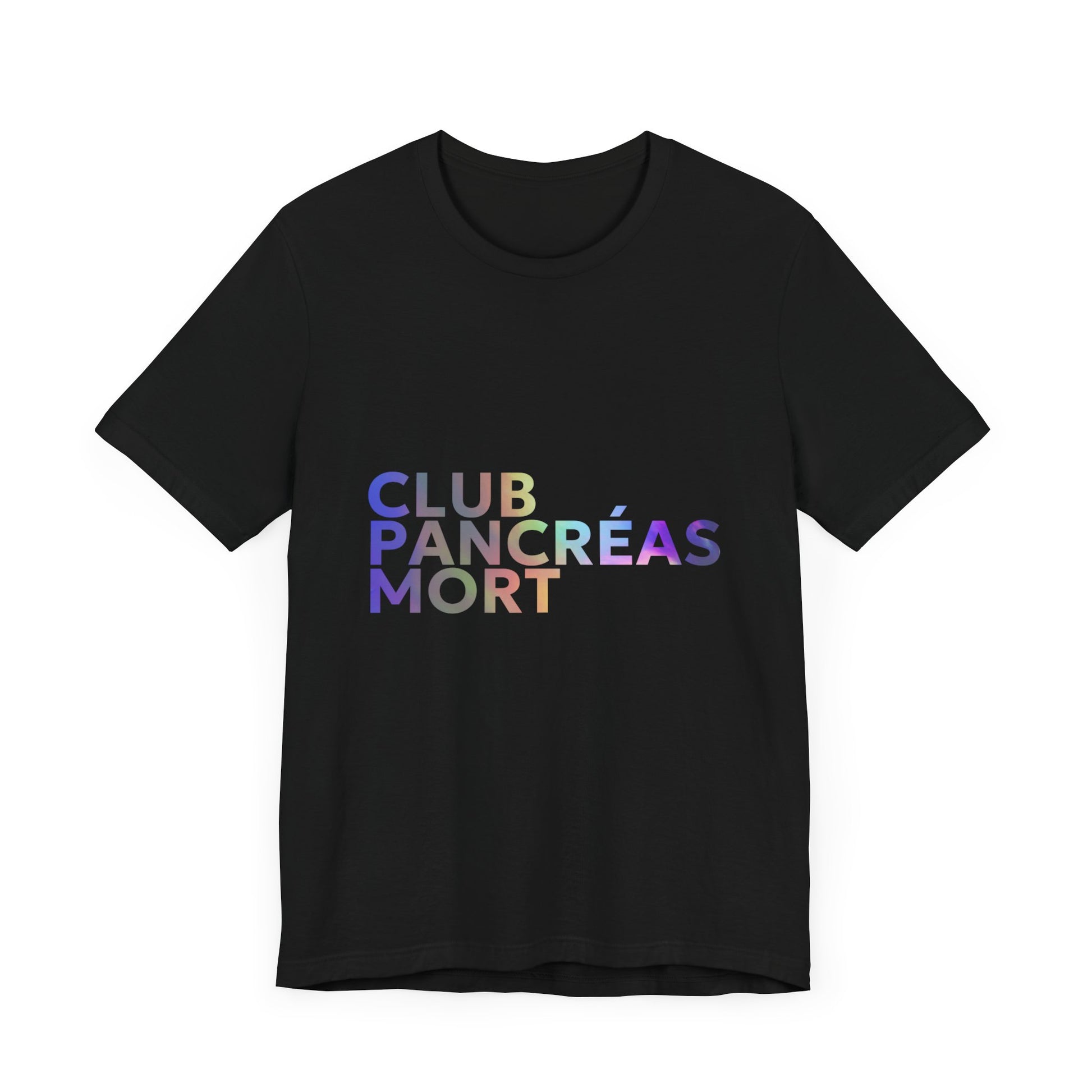 Rainbow Dead Pancreas Club (French) Unisex Tee The Diabuddies Store T-Shirts $22.38
