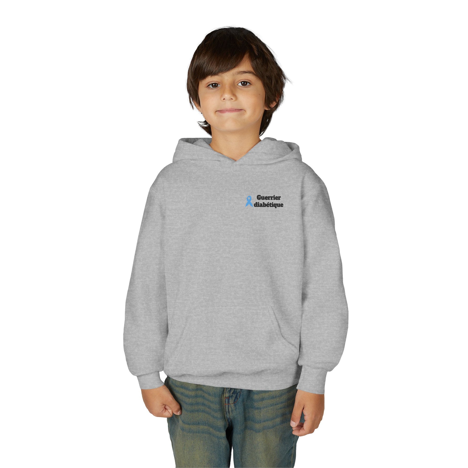 The Diabuddies Store Never Give Up French - Youth Hoodie Never Give Up French - Youth Hoodie: A powerful statement for the young warriors of the diabetes community. This French "Ne jamais lâcher" hoodie is the perfect way to share a message of strength, r