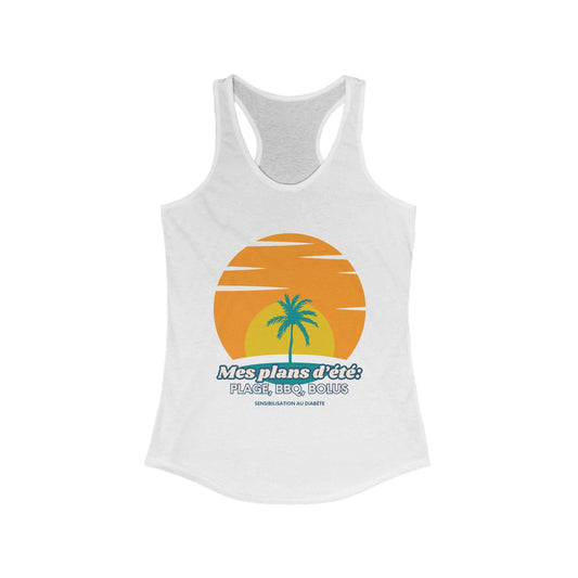 The Diabuddies Store My Summer Plans: Beach, BBQ, Bolus - Racerback Tank My Summer Plans: Beach, BBQ, Bolus - Racerback Tank: Sunshine, good times, and keeping those blood sugars in check! Our humorous nod to real life tank is the perfect wear for anyone