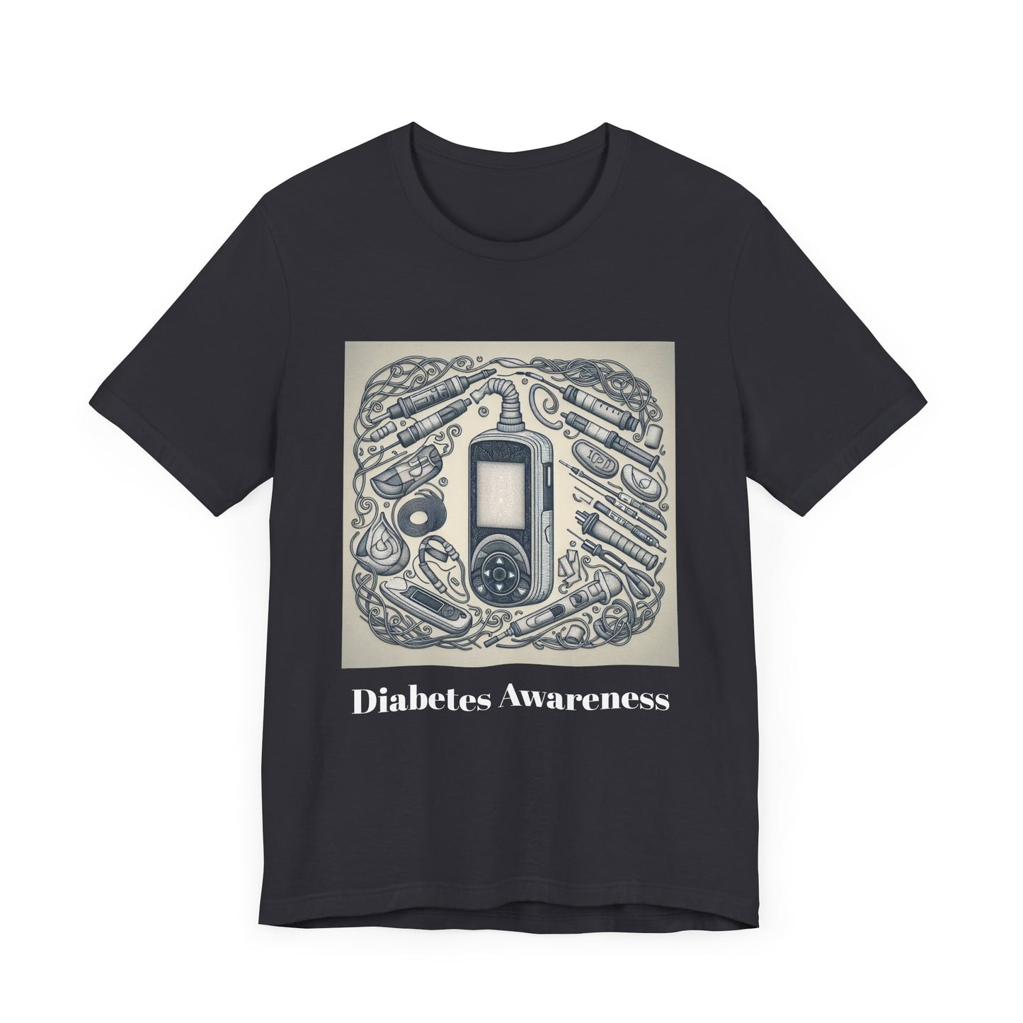 Diabetic Pump Supplies - Unisex Tee The Diabuddies Store T-Shirts $22.38