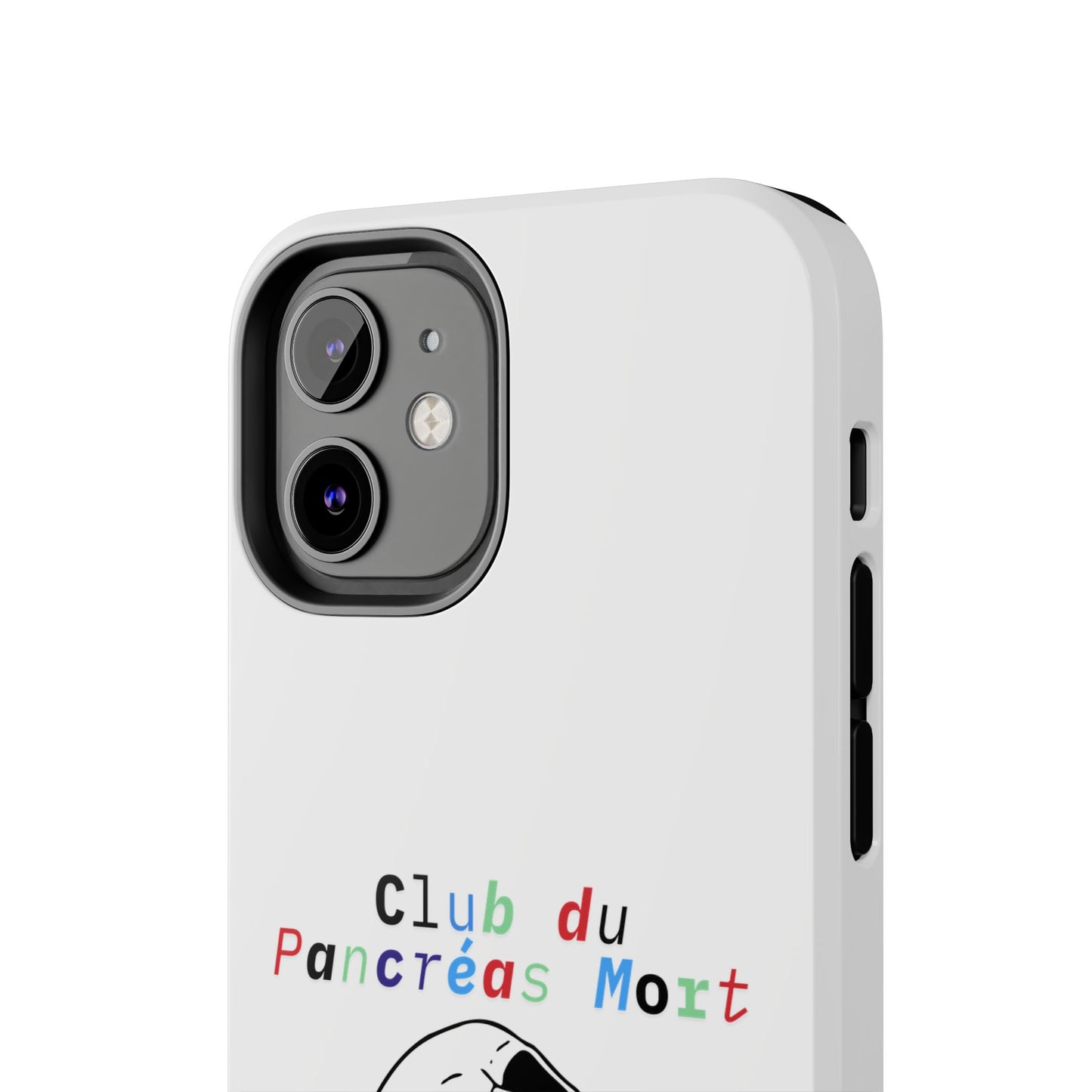 Skull & Flowers, Dead Pancreas Club (French) - Phone Cases The Diabuddies Store Mobile Phone Cases $18.23