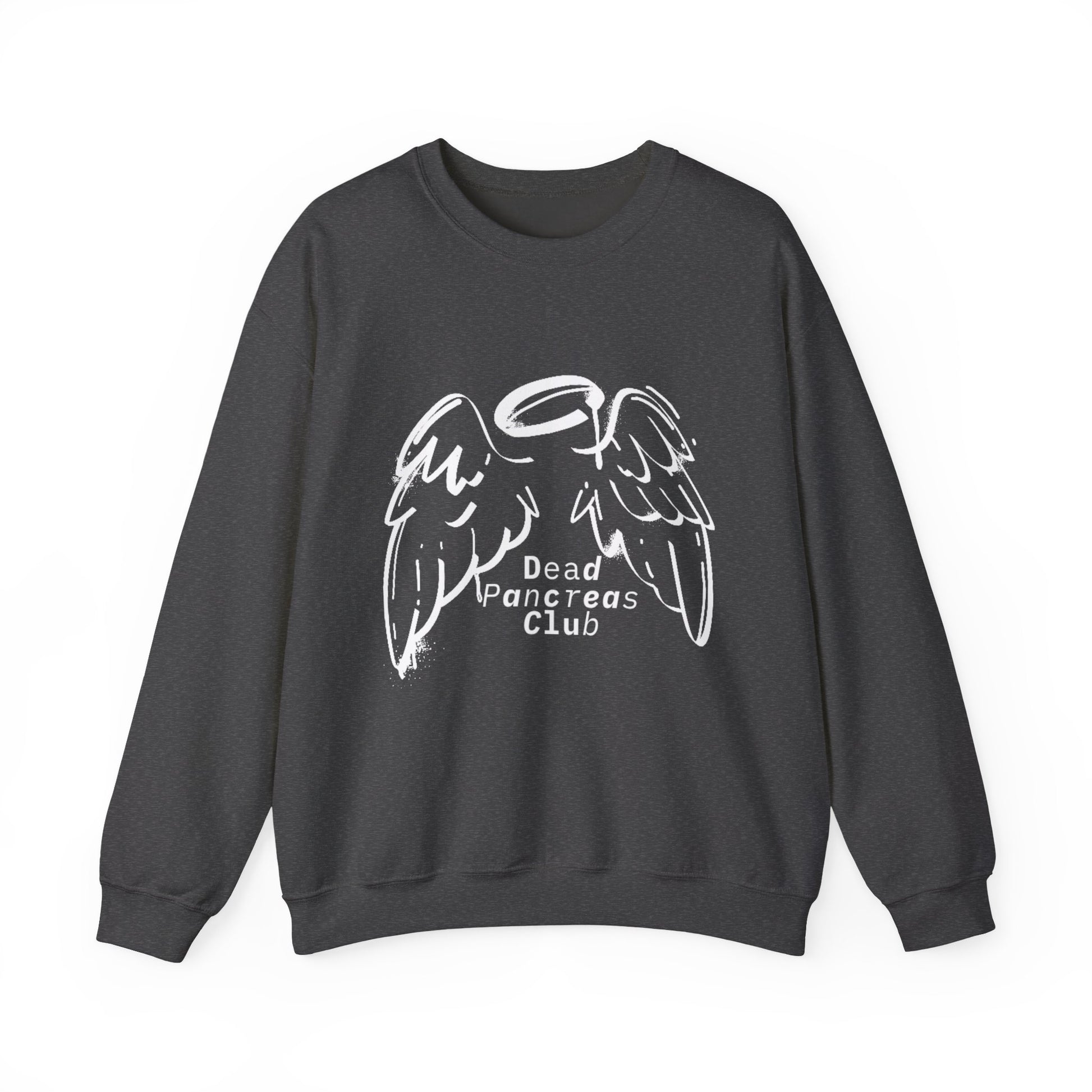 Angel Wings, Dead Pancreas Club - Unisex Sweatshirt The Diabuddies Store Sweatshirts $32.00