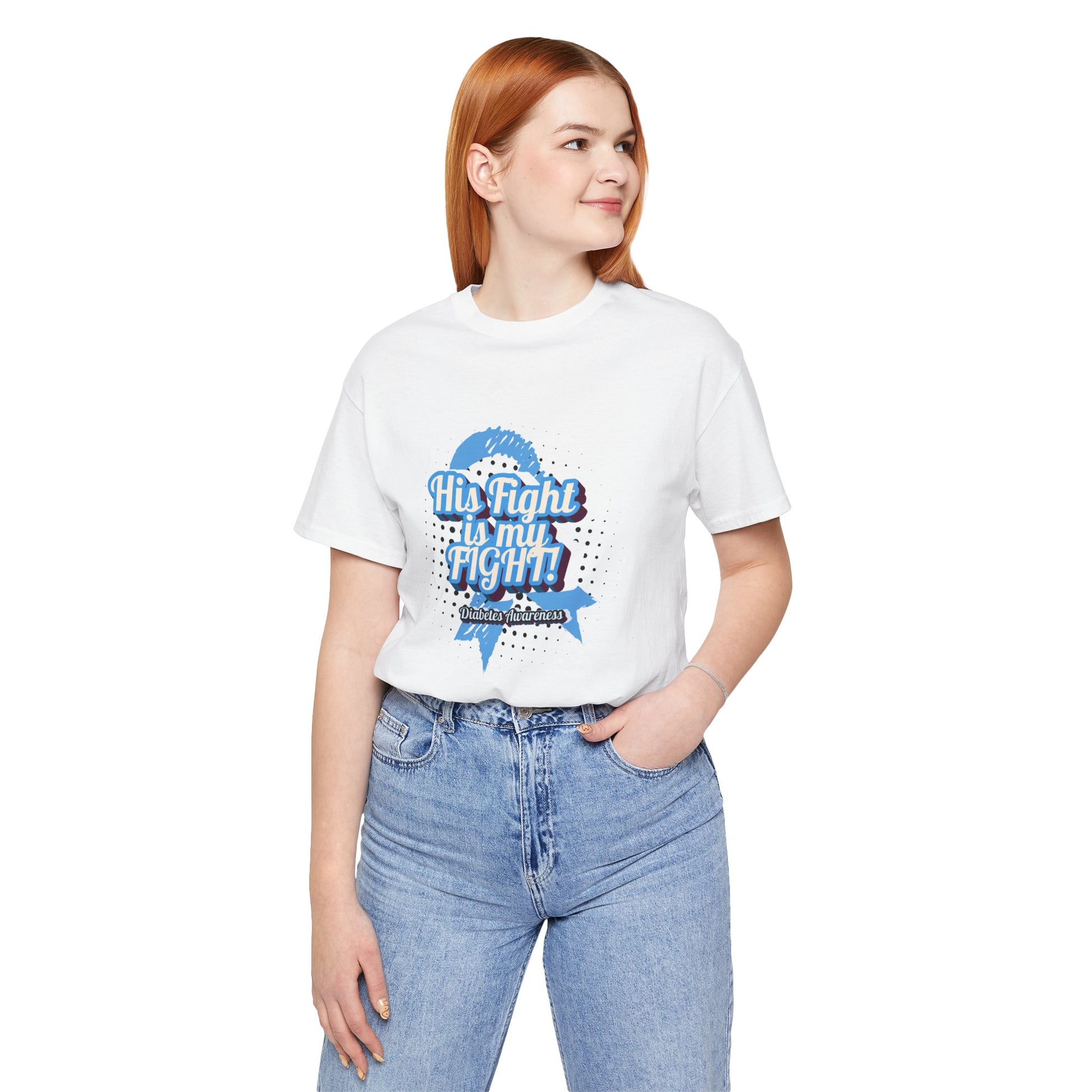 His Fight is my Fight! - Unisex Tee The Diabuddies Store T-Shirts $22.50