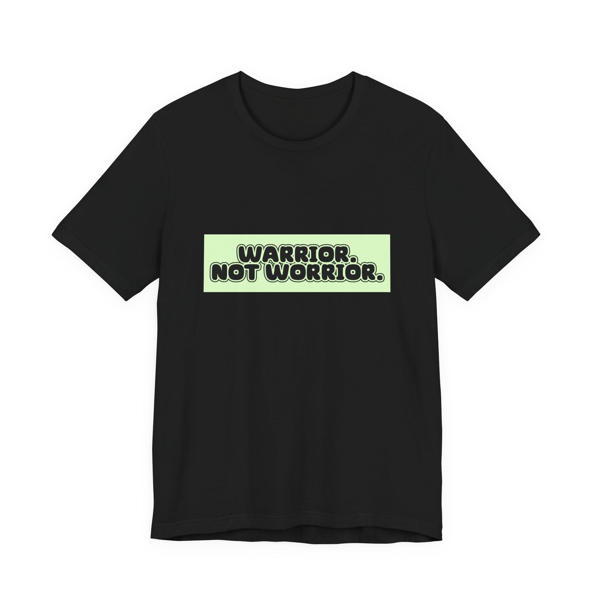 The Diabuddies Store Warrior. Not Worrior. - Unisex Tee Warrior. Not Worrior. - Unisex Tee: For those who face challenges head-on & spell "warrior" right. A clear statement of strength, resilience & sharp detail. T-Shirts $30.27