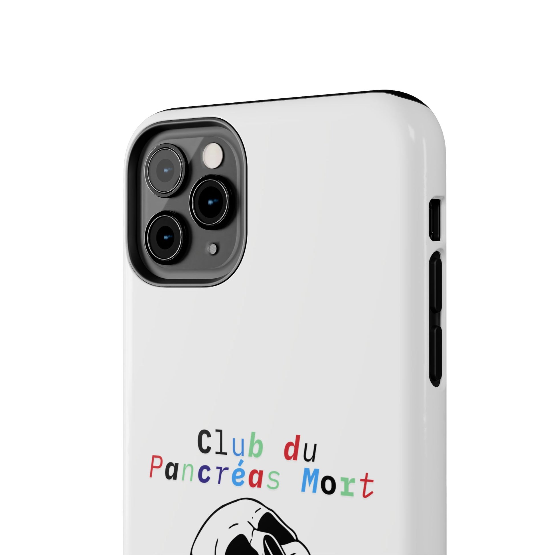 Skull & Flowers, Dead Pancreas Club (French) - Phone Cases The Diabuddies Store Mobile Phone Cases $18.23