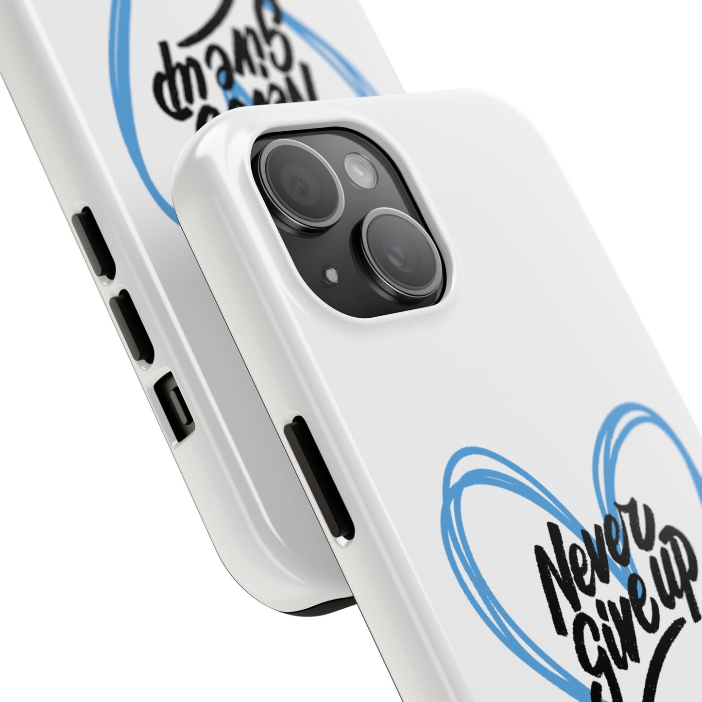 Never Give Up! - Tough Phone Case The Diabuddies Store Mobile Phone Cases $18.23