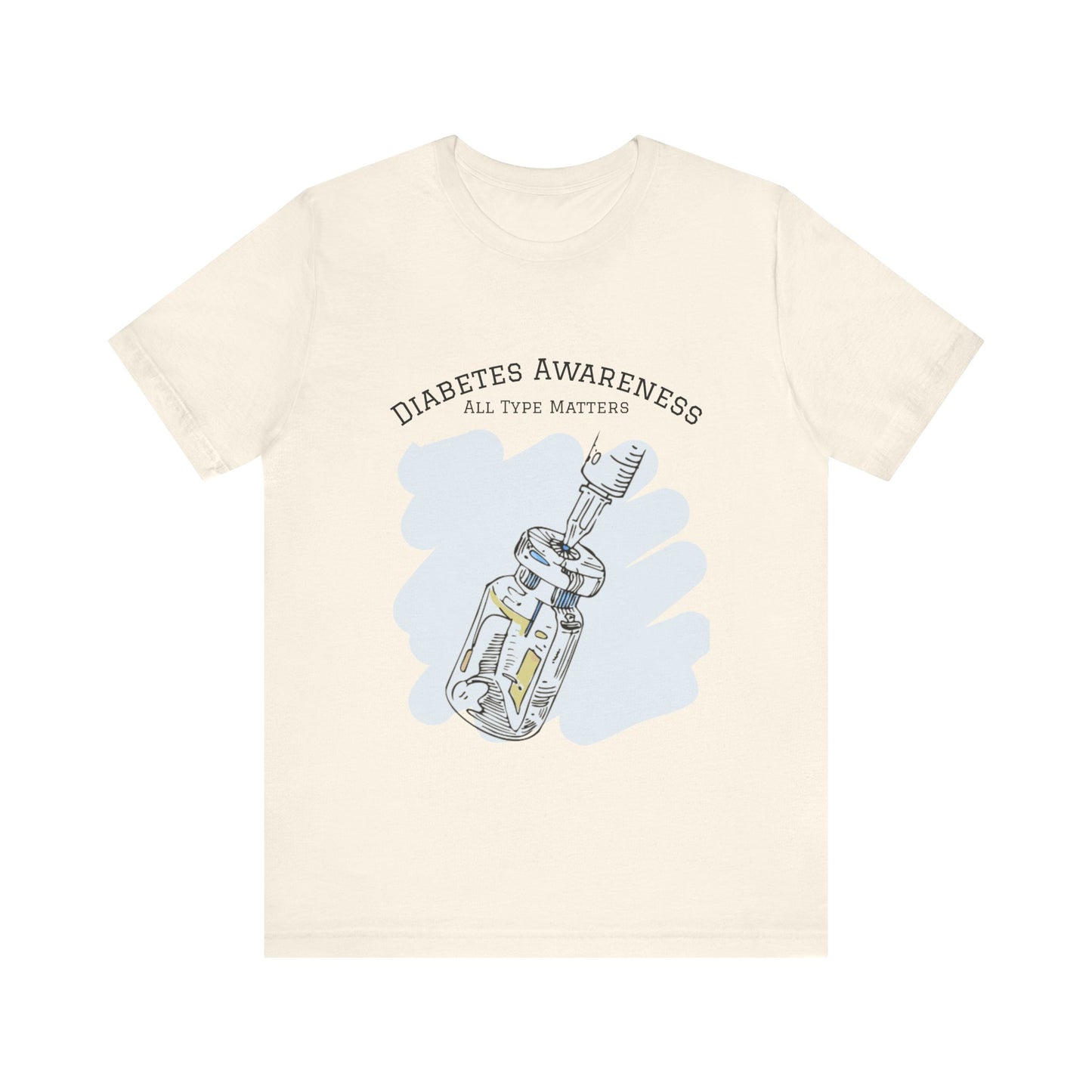 The Diabuddies Store Diabetes: All Type Matters - Unisex Tee Diabetes: All Type Matters - Unisex Tee: A powerful statement! This tee declares "All Type Matters," promoting unity and awareness for every person living with diabetes. T-Shirts $24.25