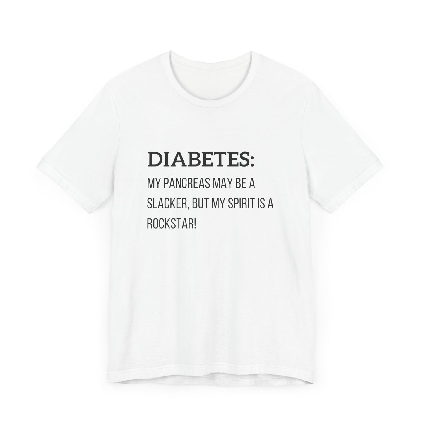 Slacker Pancreas & Rockstar! - Unisex Tee The Diabuddies Store T-Shirts $22.50