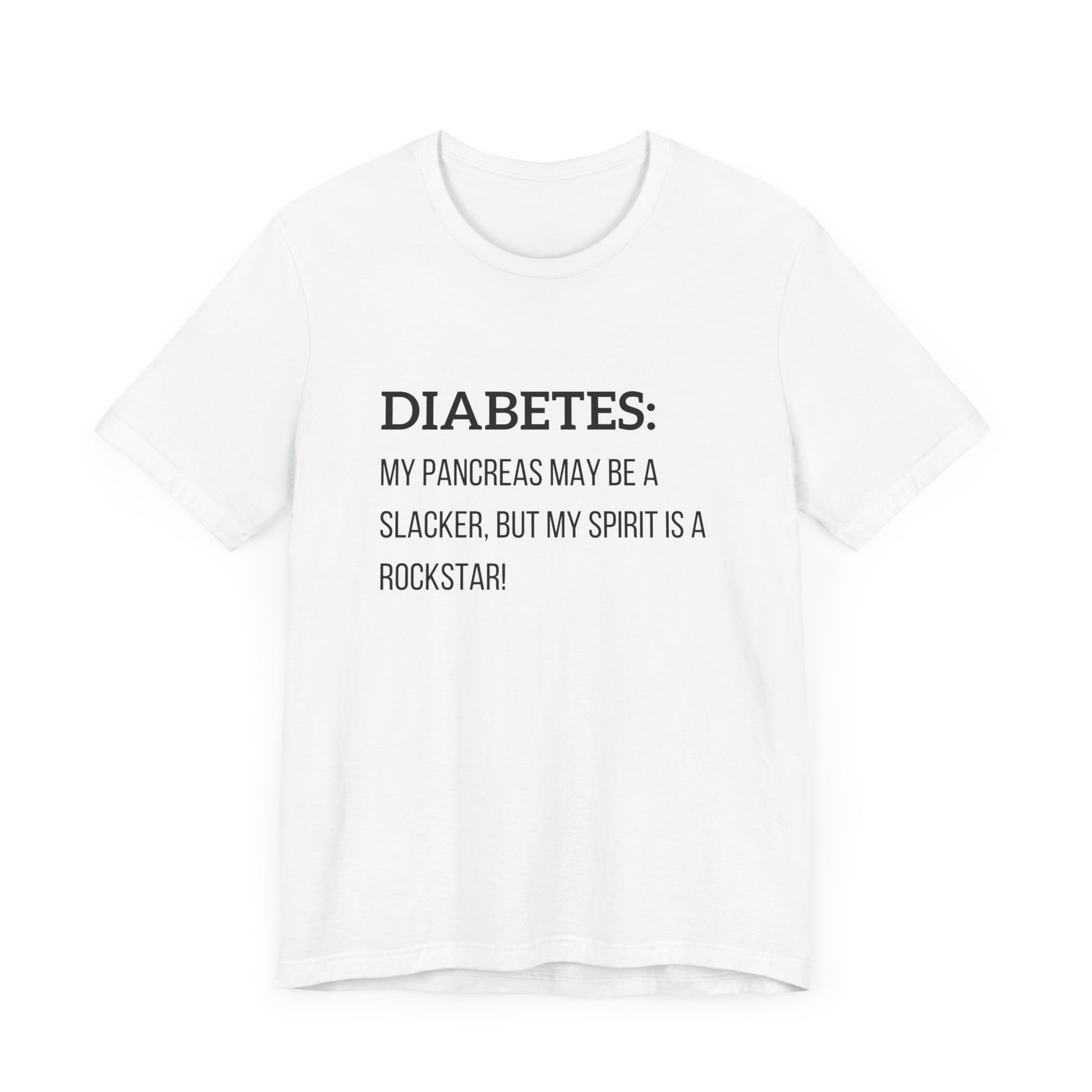 Slacker Pancreas & Rockstar! - Unisex Tee The Diabuddies Store T-Shirts $22.50