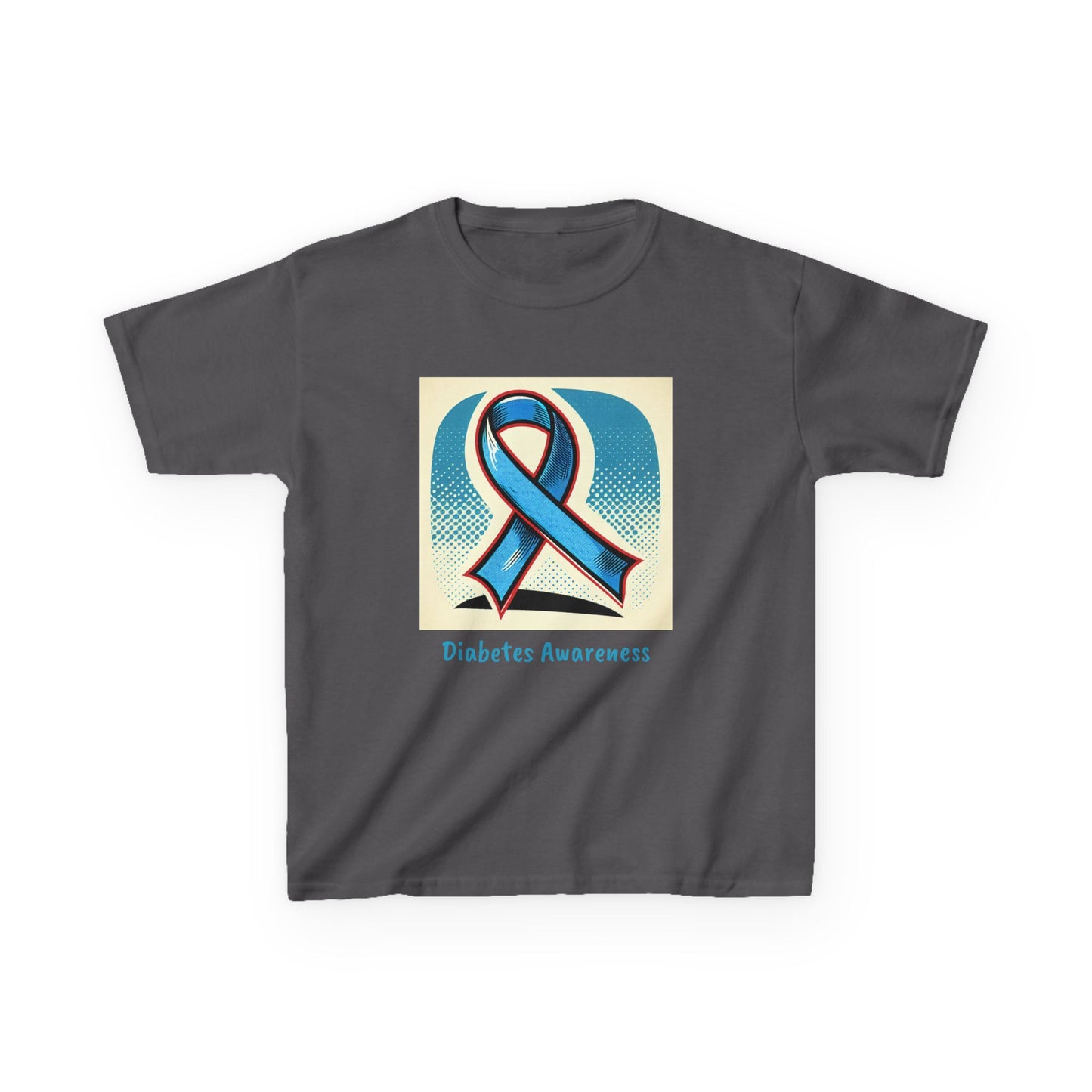Diabetes Blue Ribbon - Kids Tee The Diabuddies Store T-Shirts $19.22