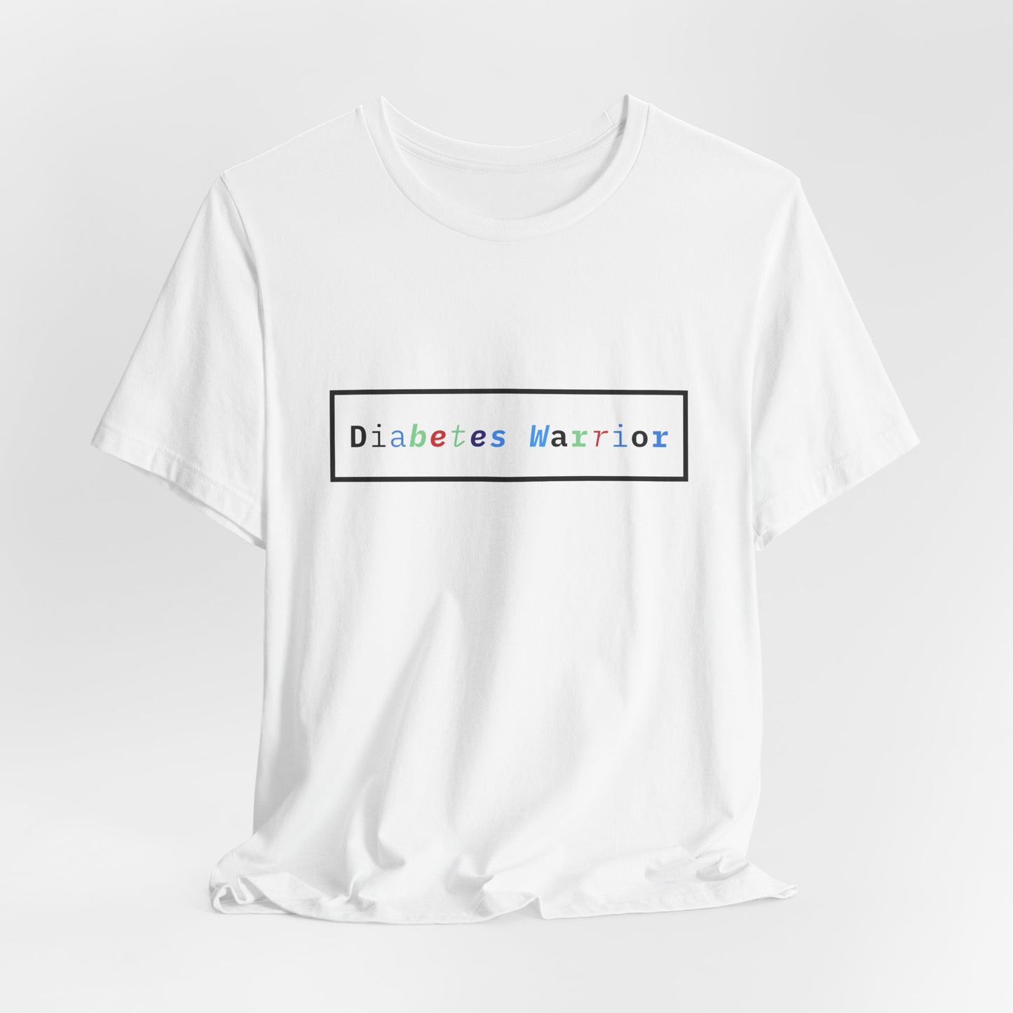 The Diabuddies Store Colorful Diabetes Warrior - Unisex Tee Colorful Diabetes Warrior - Unisex Tee: Offers a comfortable and stylish option for those who appreciate unique designs and supporting Diabetes Awareness. T-Shirts $24.25