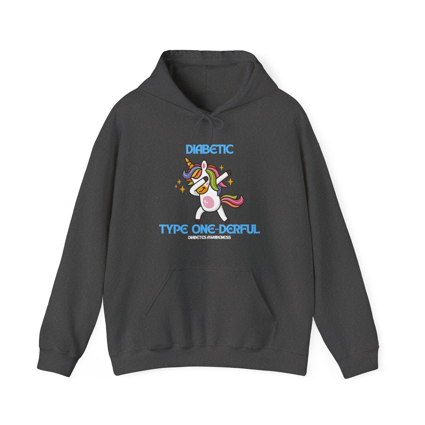 The Diabuddies Store Type One-derful - Unisex Hoodie Type One-derful - Unisex Hoodie: Uniquely Strong, Absolutely Wonderful. Embrace your journey with pride! Our "Type One-derful" tee is a joyful and empowering tribute to everyone living with Type 1 diabe