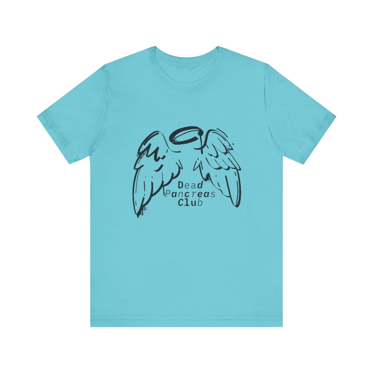 Dead Pancreas Club (Angel wings) - Unisex Tee The Diabuddies Store T-Shirts $24.25