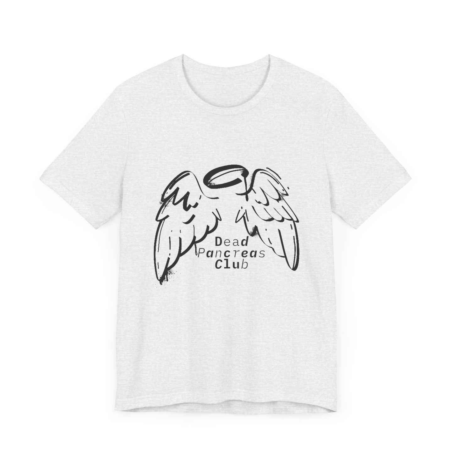 Dead Pancreas Club (Angel wings) - Unisex Tee The Diabuddies Store T-Shirts $24.25
