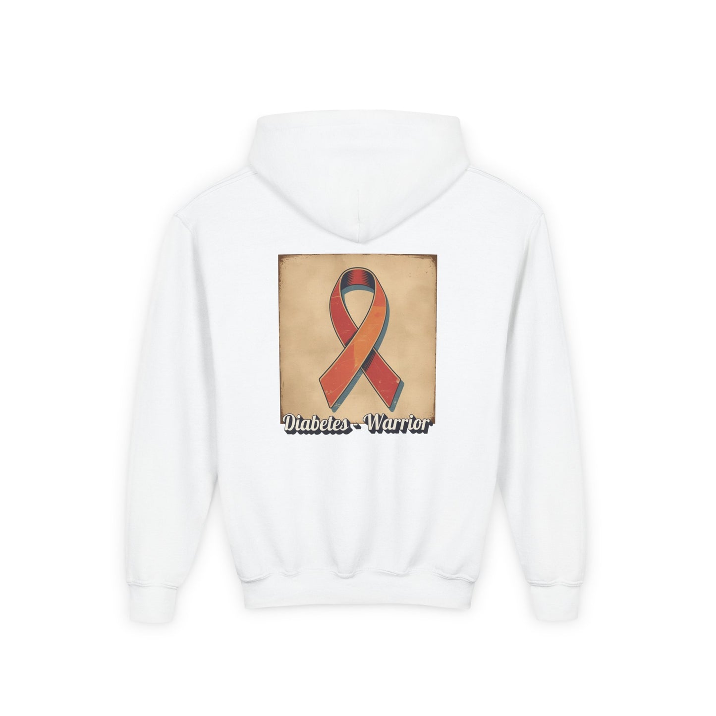 Diabetes Warrior, Retro Look - Youth Hoodie