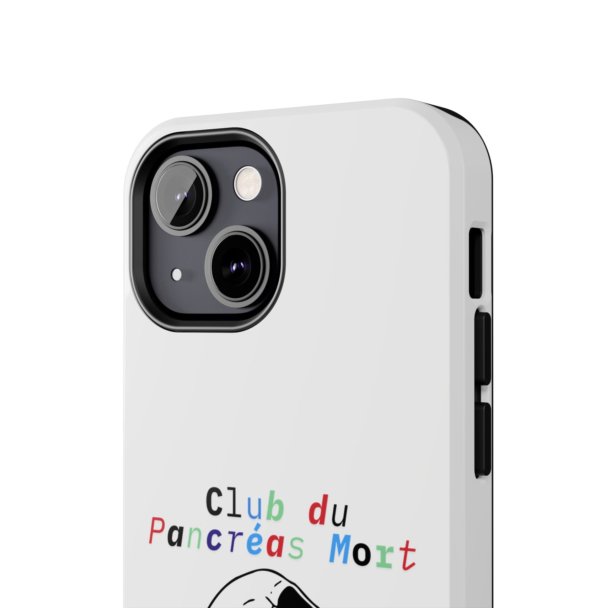 Skull & Flowers, Dead Pancreas Club (French) - Phone Cases The Diabuddies Store Mobile Phone Cases $18.23