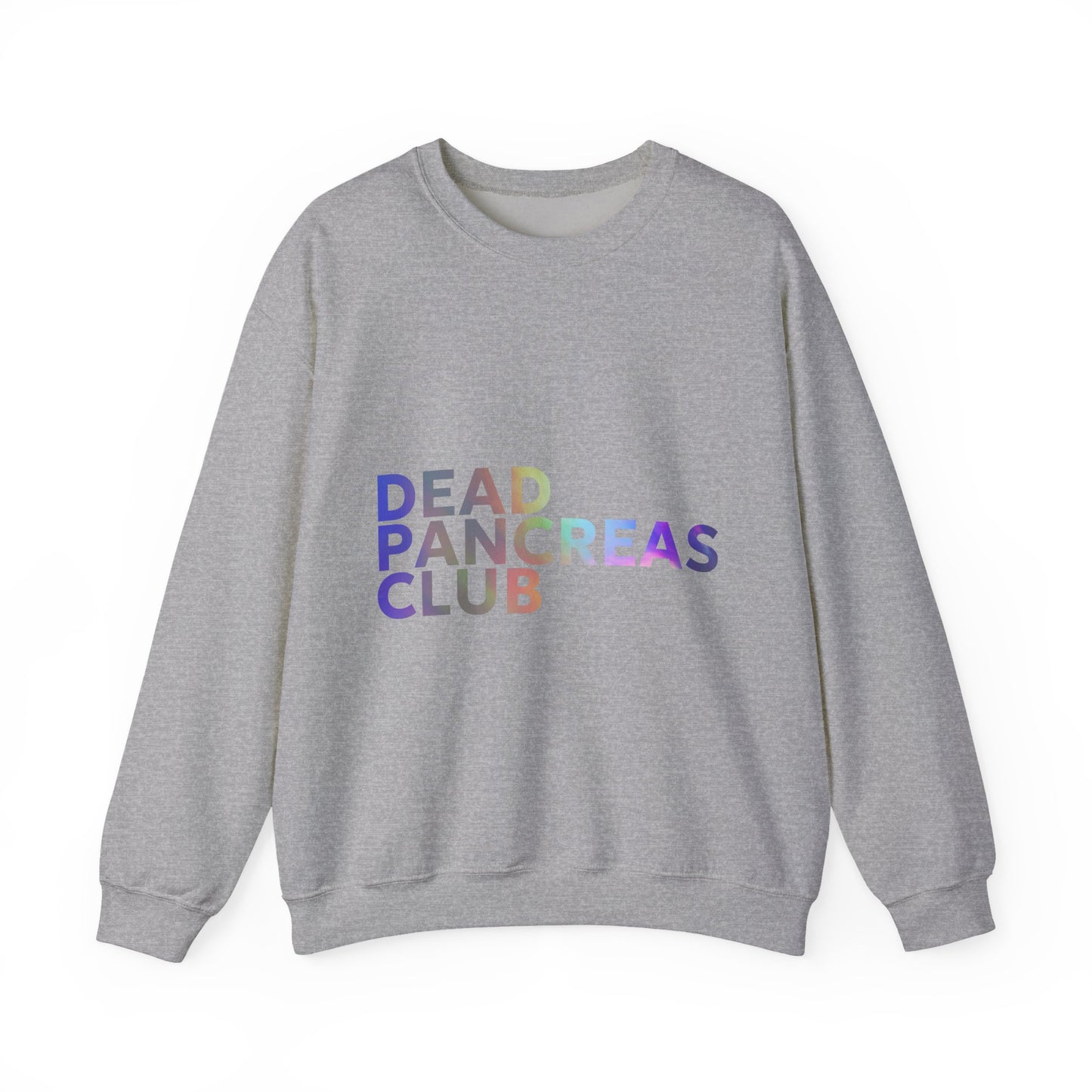 Dead Pancreas Club (Lettering) - Unisex Sweatshirt The Diabuddies Store Sweatshirts $32.95